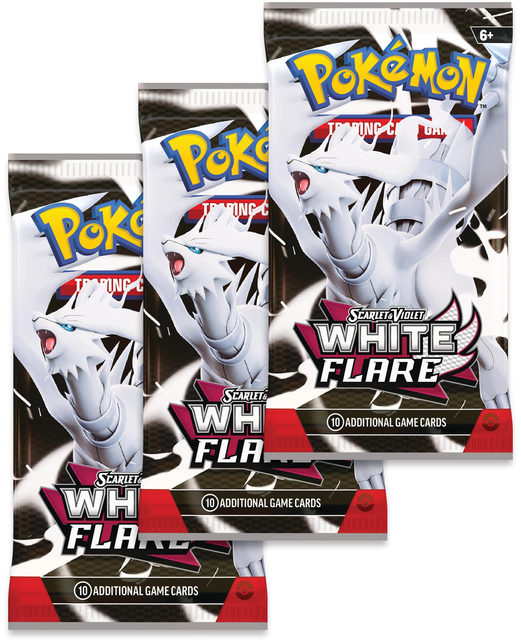 Pokemon TCG Scarlet & Violet 10.5 White Flare Tech Sticker Blister - 2