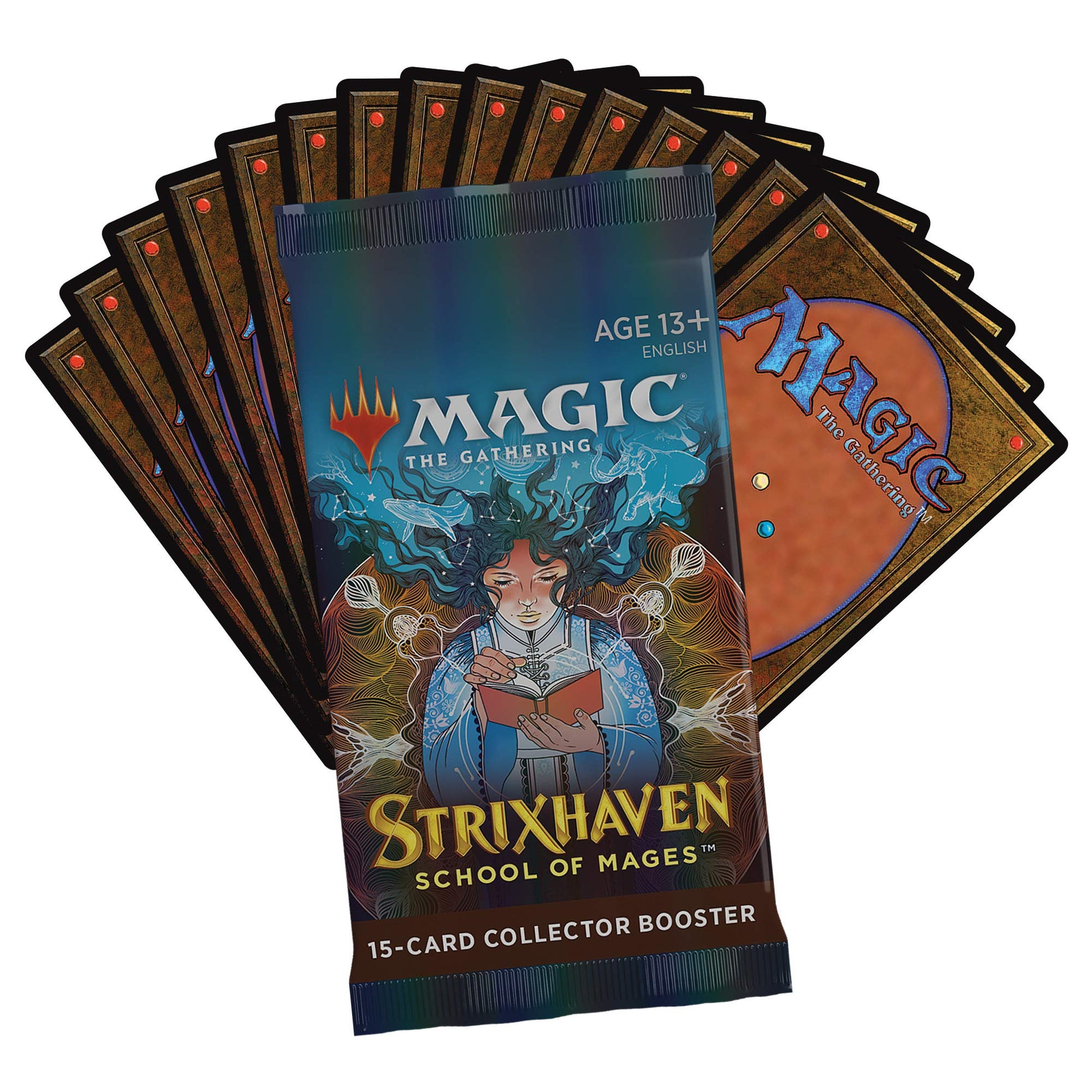 Magic The Gathering Strixhaven Collector Booster Pack | 15 Magic Cards, Blue - 4