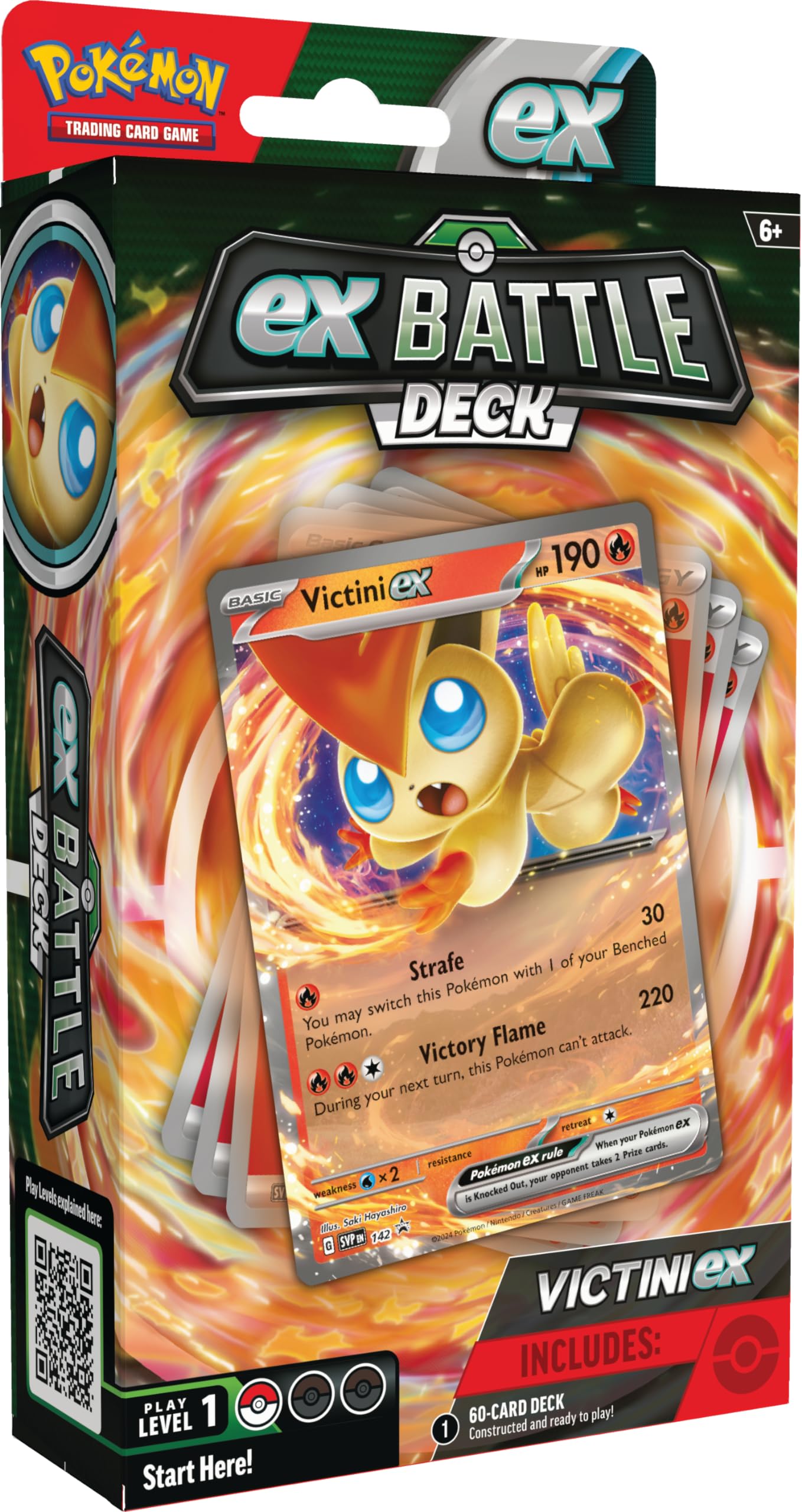 Pokemon TCG: Victini ex Battle Deck (Ready-to-Play 60-Card Deck)