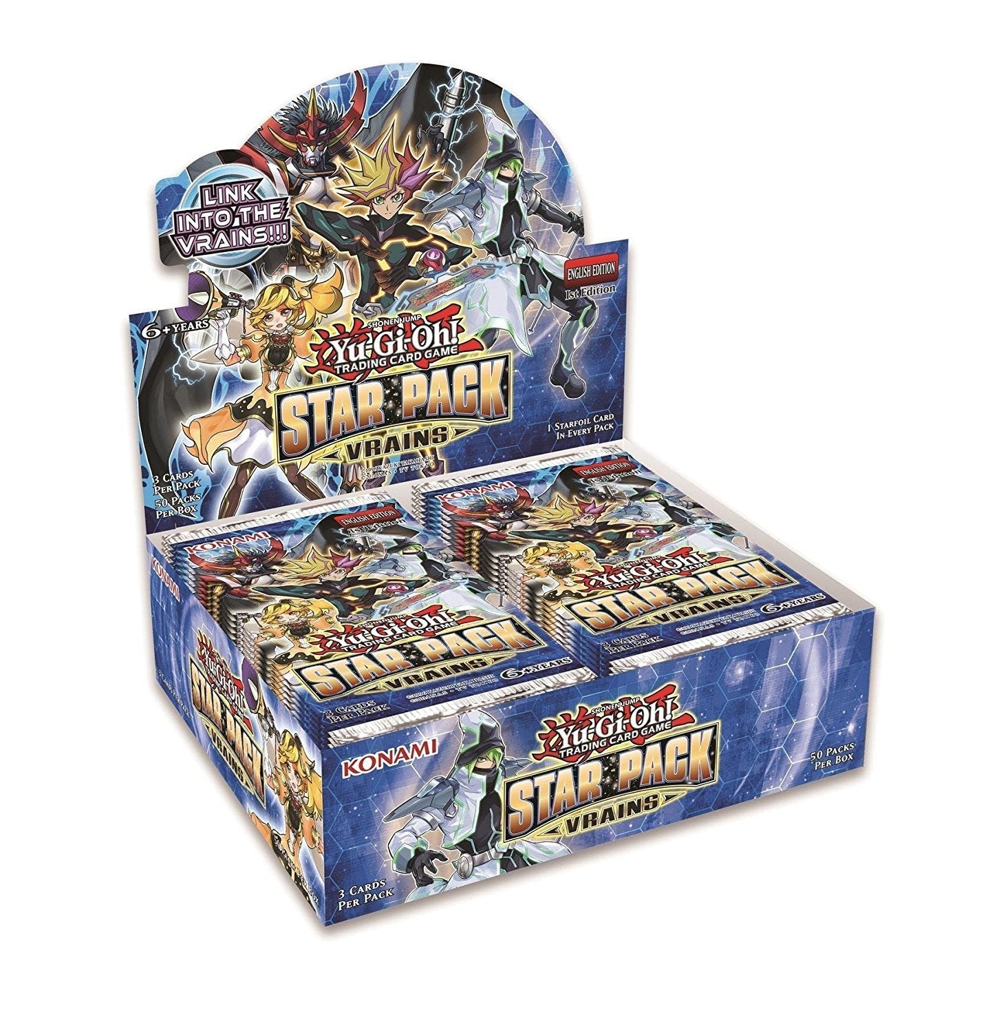Konami YuGiOh Star Pack VRAINS Booster Box [50 Packs] [Sealed]