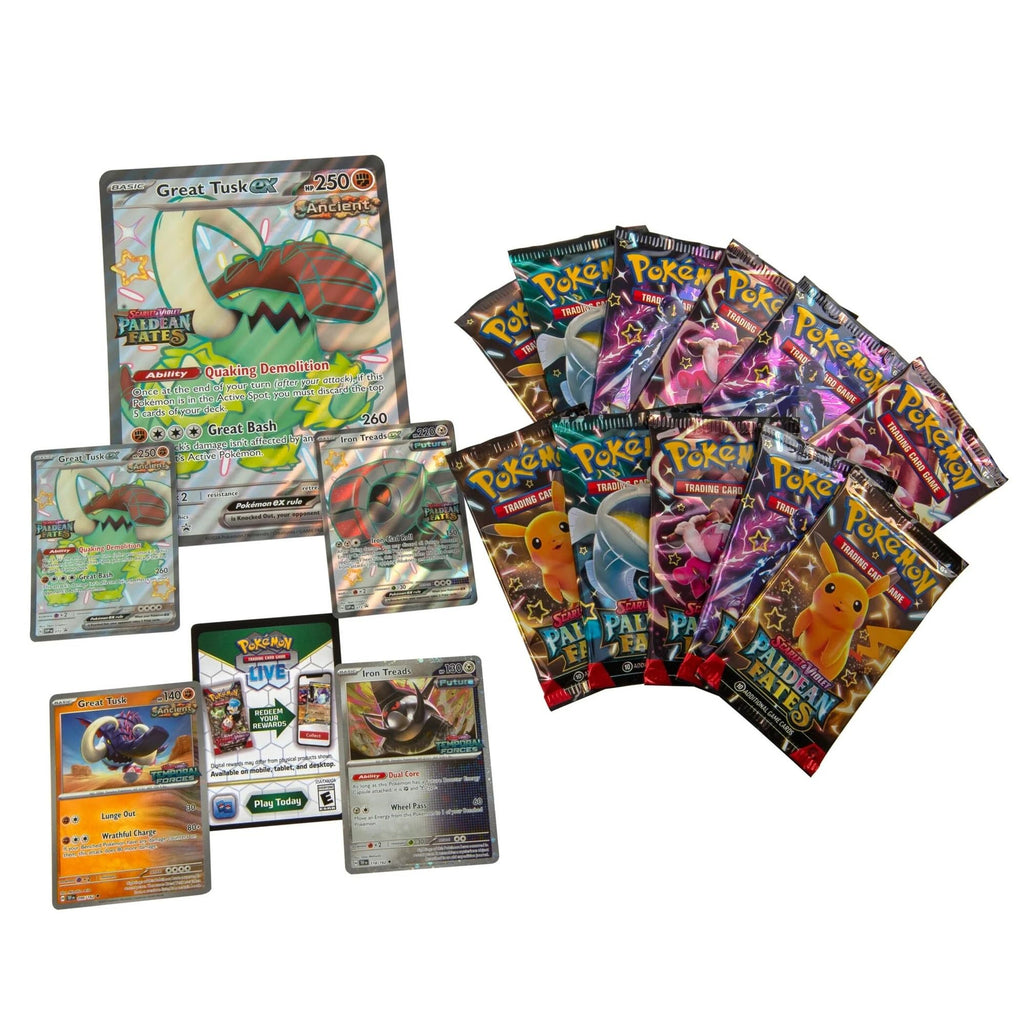 Pokémon TCG: Paldean Fates Great Tusk ex & Iron Threads ex Premium Collection - 5