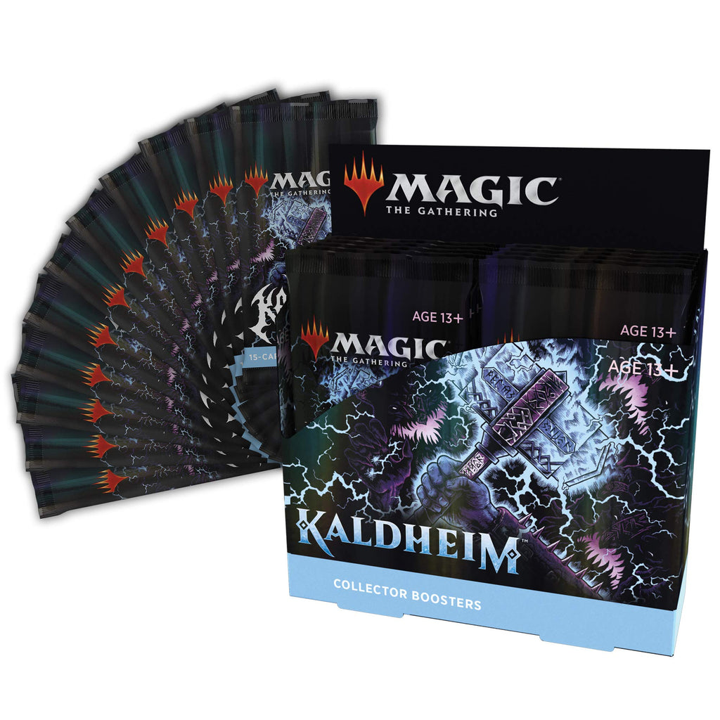 Magic: The Gathering Kaldheim Collector Booster Box | 12 Packs (180 Magic Cards) - 12