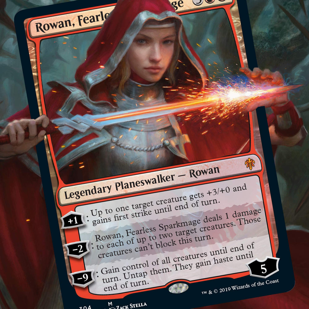 Magic: The Gathering Throne of Eldraine Rowan, Fearless Sparkmage Planeswalker Deck | Ready-to-Play | 60- Card Starter Deck - 4