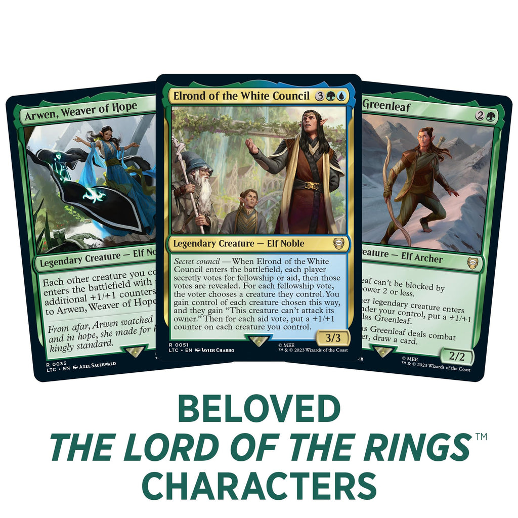 Magic: The Gathering The Lord of The Rings: Tales of Middle-Earth Commander Deck 3 + Collector Booster Sample Pack - 4