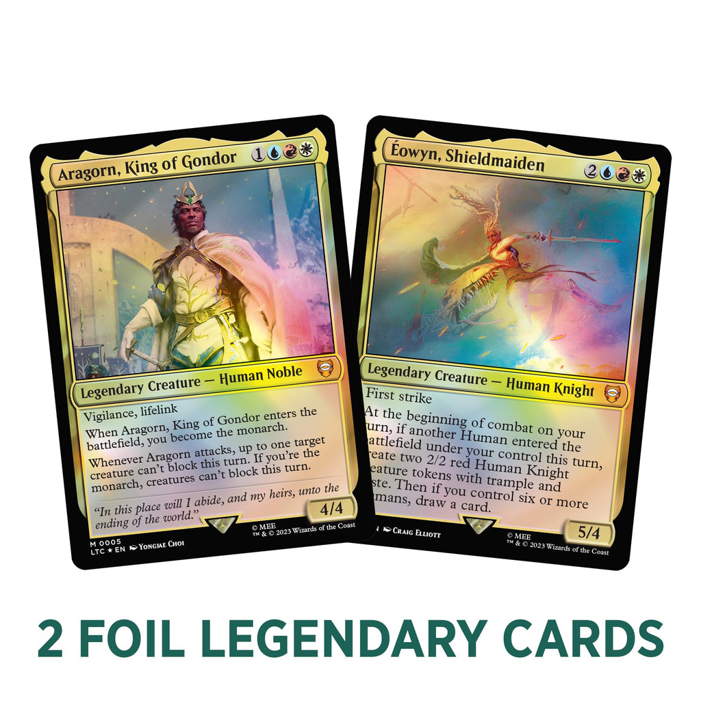 Magic The Gathering The Lord of The Rings: Tales of Middle-Earth Commander Deck 1 + Collector Booster Sample Pack - 6