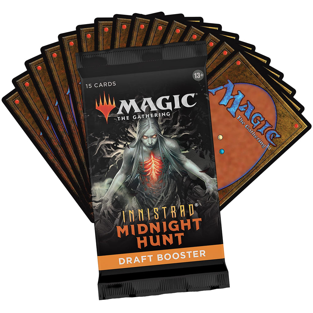 Magic: The Gathering Innistrad: Midnight Hunt 3-Booster Draft Pack | 45 Magic Cards - 6