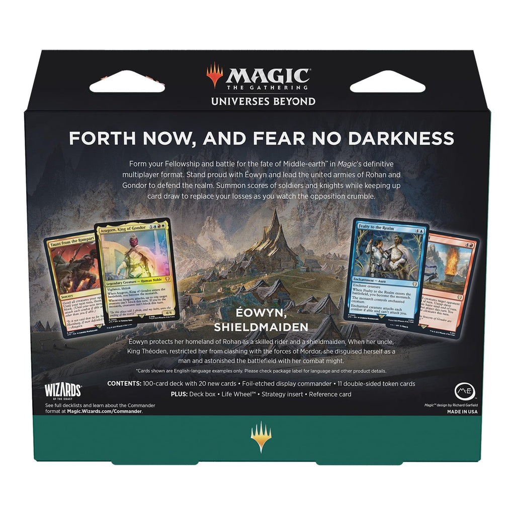 Magic The Gathering The Lord of The Rings: Tales of Middle-Earth Commander Deck 1 + Collector Booster Sample Pack - 3
