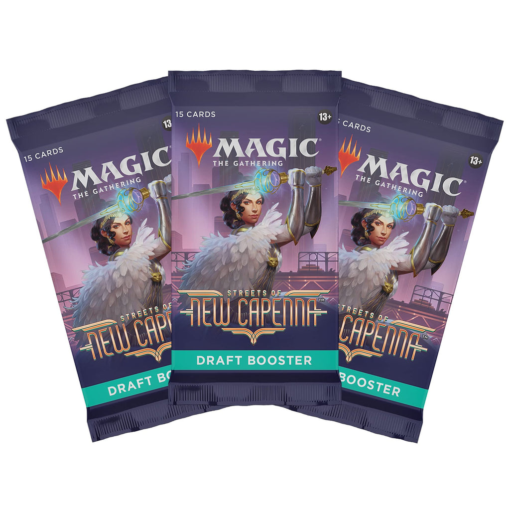 Magic: The Gathering Streets of New Capenna 3-Booster Draft Pack | 45 Magic Cards - 6
