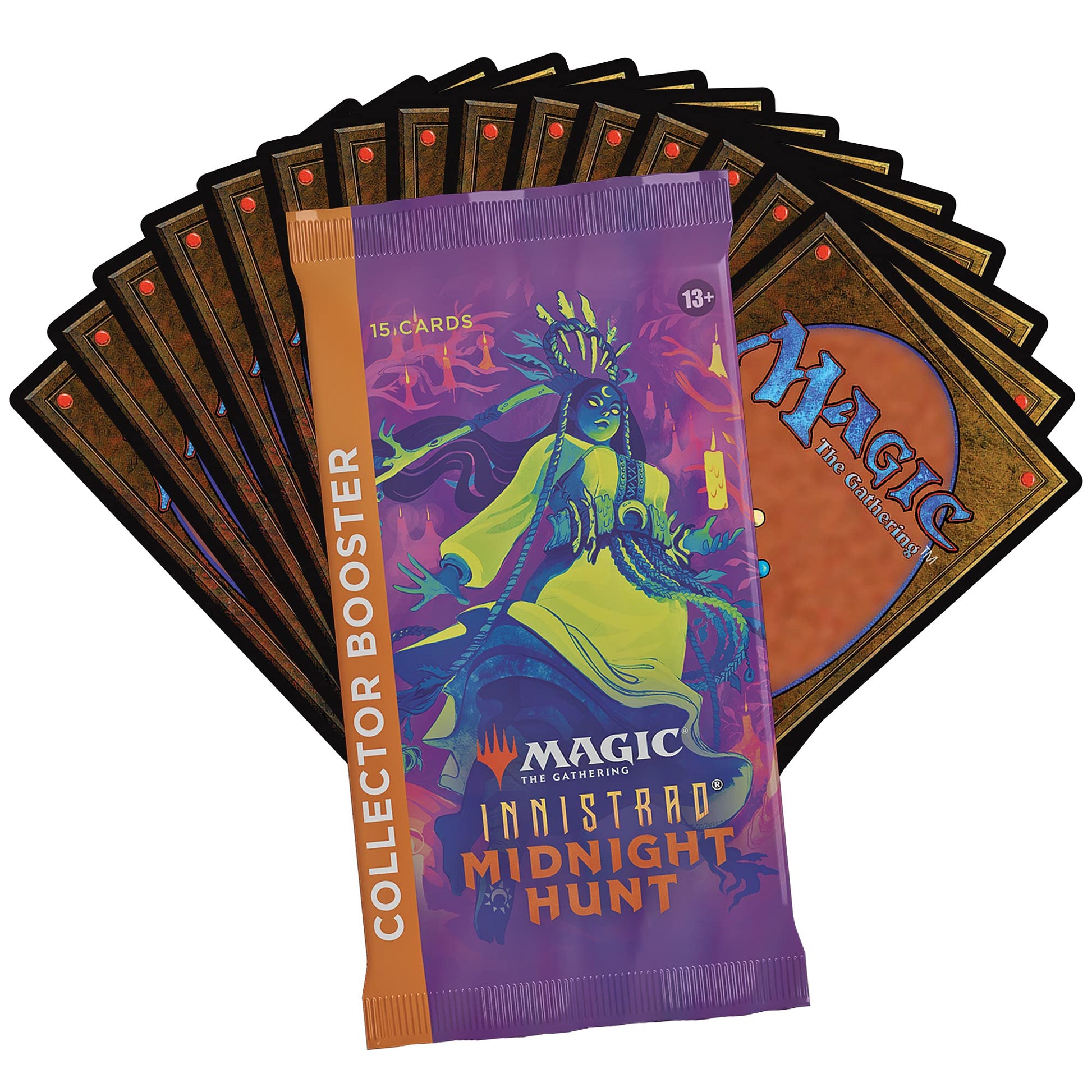 Magic The Gathering Innistrad Midnight Hunt Collector Booster 15 Cards - 7
