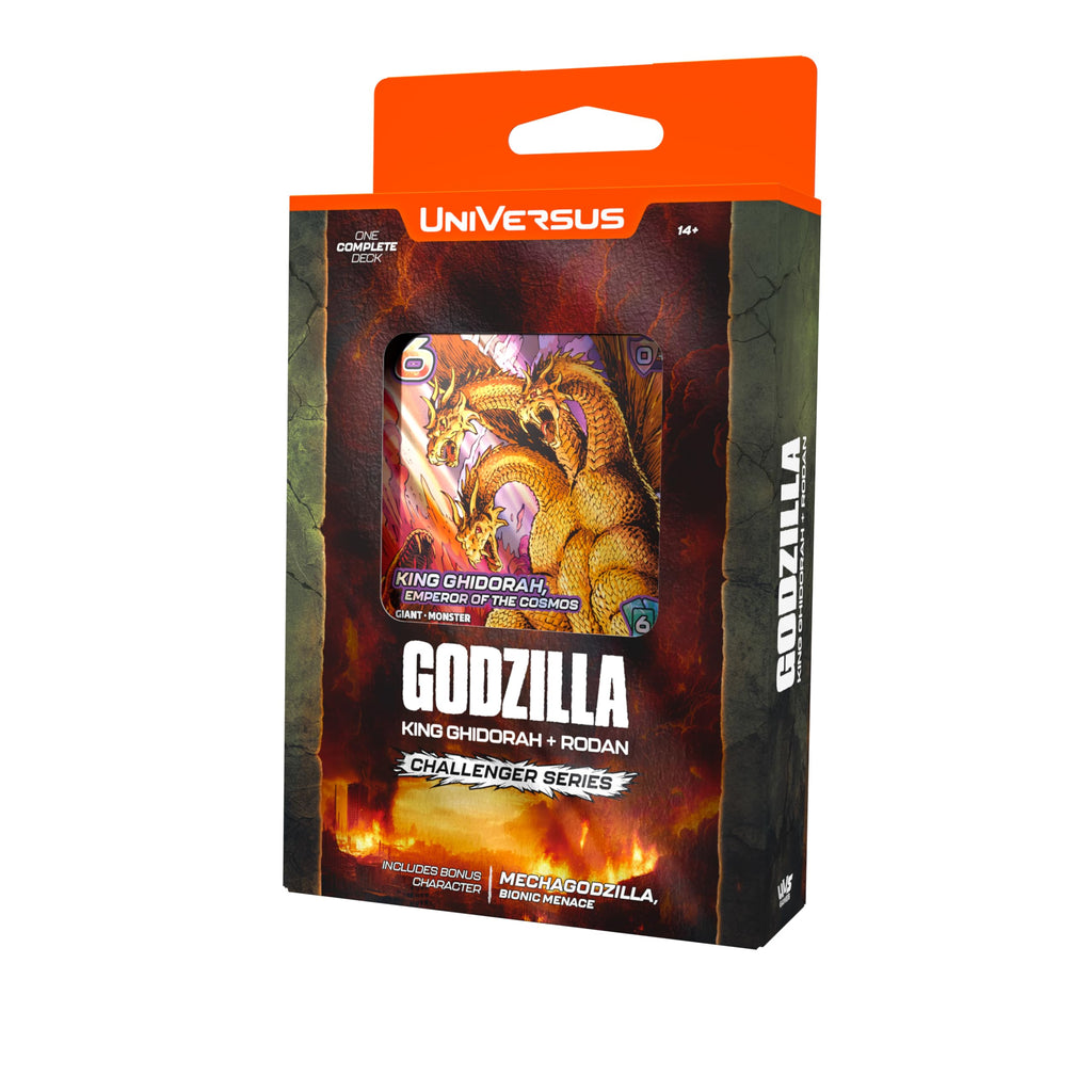 UniVersus Godzilla Challenger Series - King Ghidorah & Rodan Deck - 2 Character Decks, Ready to Play, Licensed, UVS Games - 4