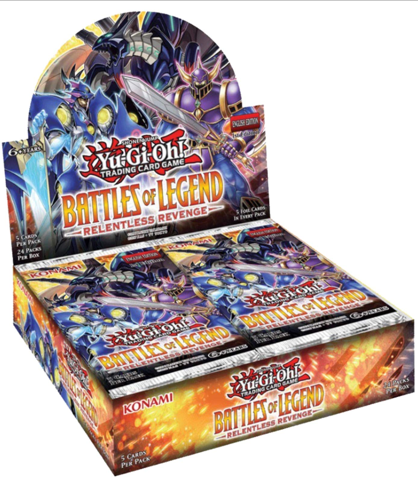 Konami Yu-Gi-Oh! Battles of Legend: Relentless Revenge Booster Box