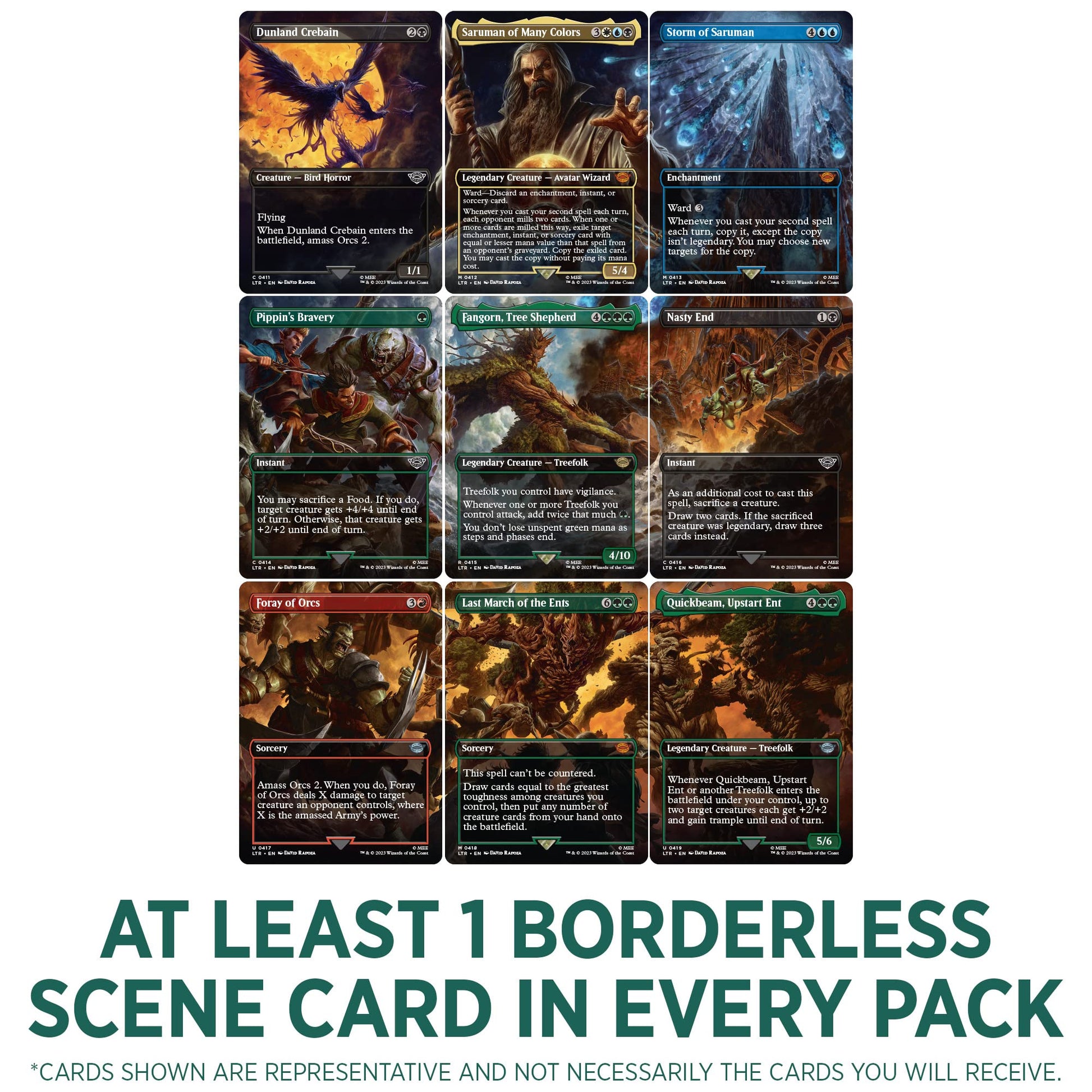 Magic: The Gathering The Lord of The Rings: Tales of Middle-Earth Collector Booster Box - 12 Packs + 1 Box Topper Card - 4