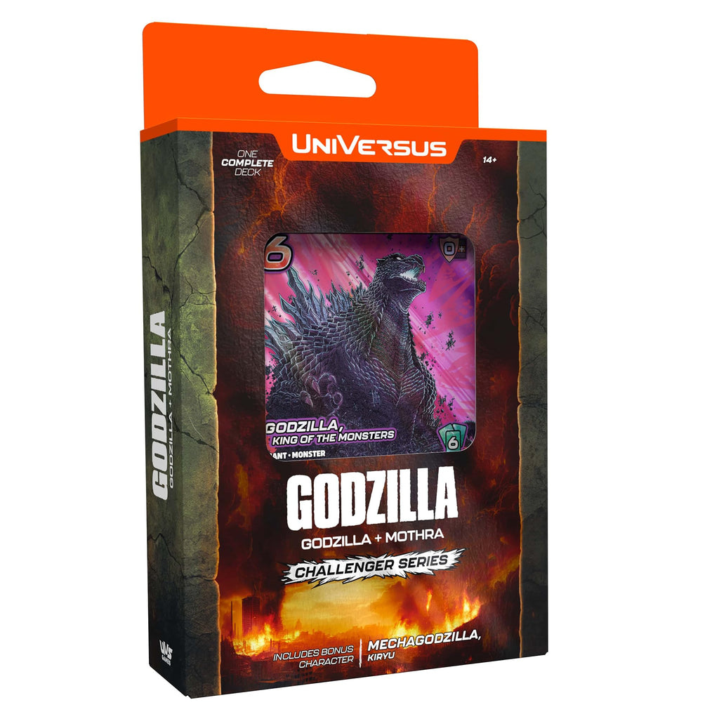 UniVersus Godzilla Challenger Series - Godzilla & Mothra Deck - 2 Character Decks, Ready to Play, Deck Building Card Game, Licensed, UVS Games - 5