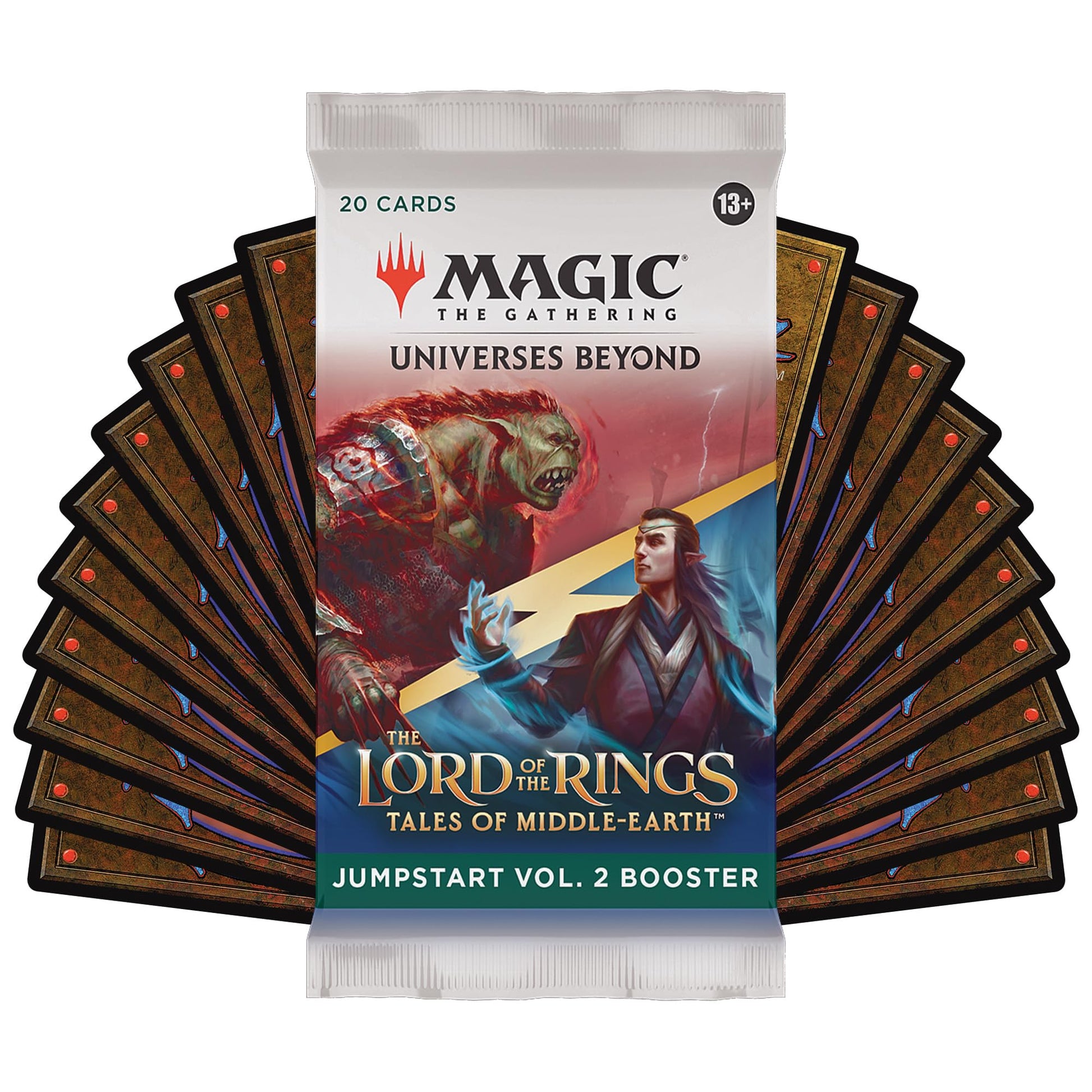 Magic: The Gathering The Lord of The Rings: Tales of Middle-Earth Jumpstart Vol. 2 Booster Box - 18 Packs (2-Player Fantasy Card Game) - 5
