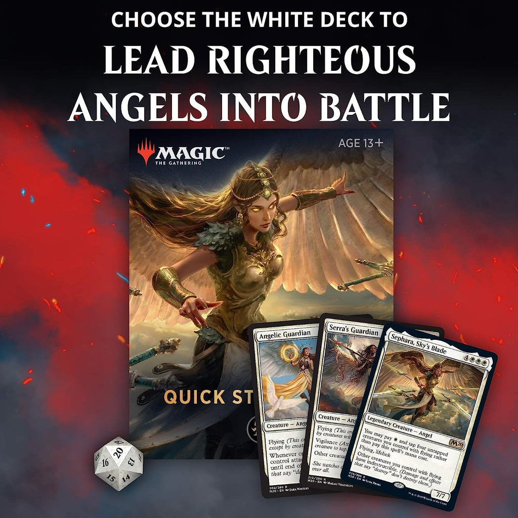 Magic: The Gathering Spellslinger Starter Kit Core Set 2020 (M20) | 2 Starter Decks | 2 Dice | 2 Learn to Play Guides - 4
