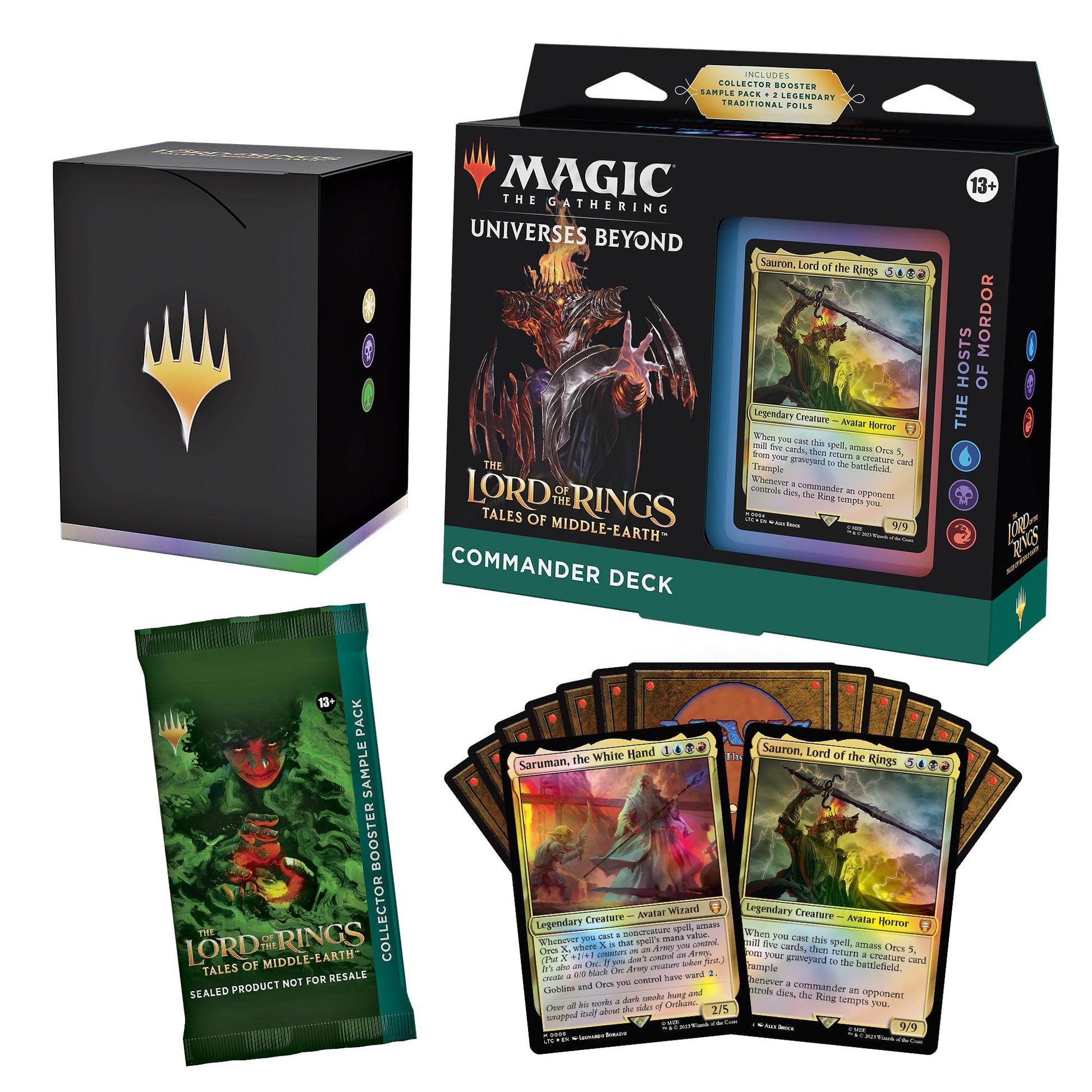 Magic The Gathering The Lord of The Rings: Tales of Middle-Earth Commander Deck Bundle – Includes Pack of 4 Decks - 4