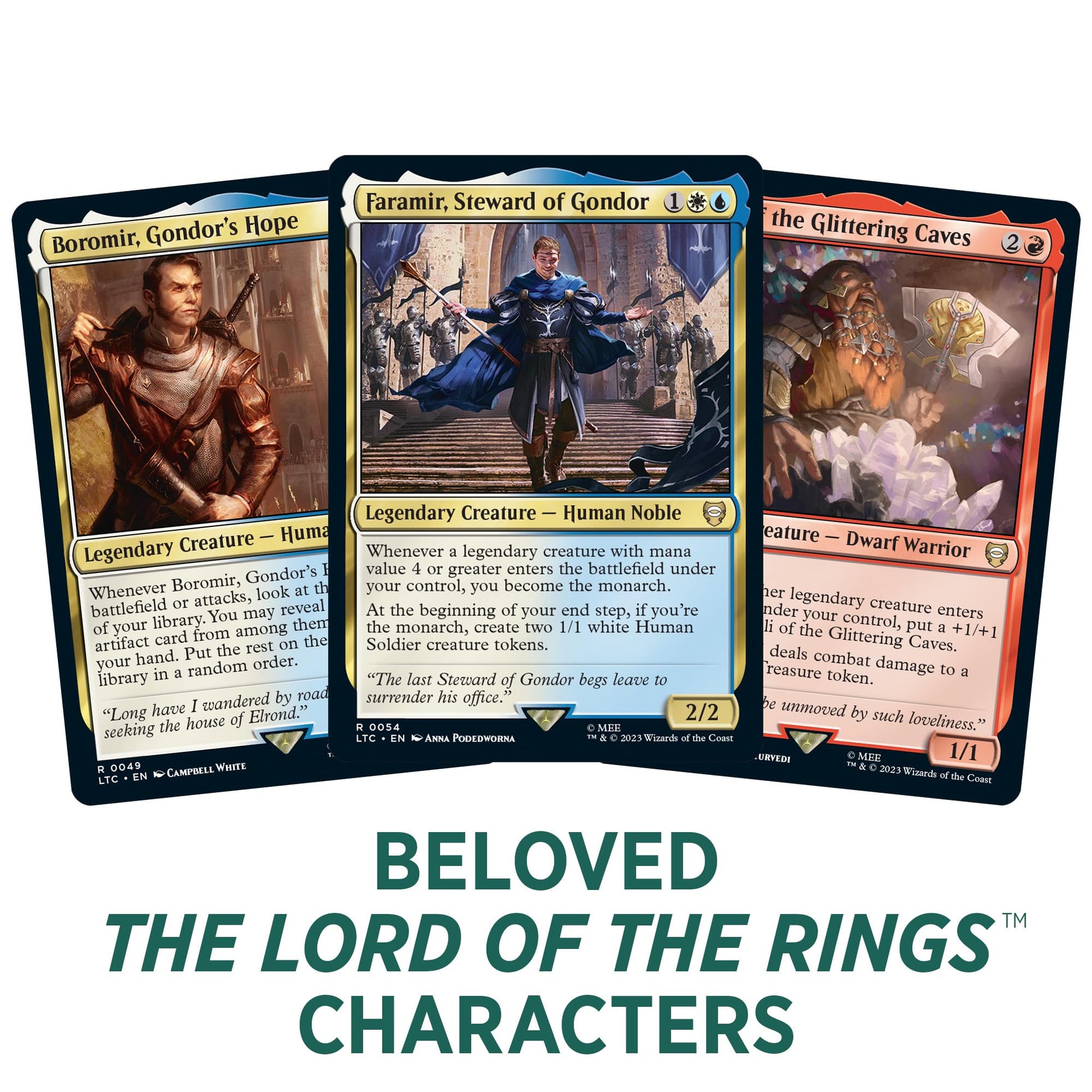 Magic The Gathering The Lord of The Rings: Tales of Middle-Earth Commander Deck 1 + Collector Booster Sample Pack - 4