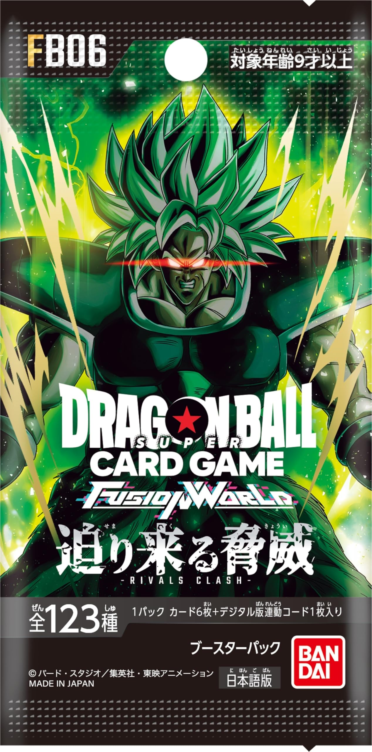BANDAI Dragon Ball Super Card Game Fusion World Booster Box - Looming Threat (FB06) (Japanese) - 24 Packs - 2