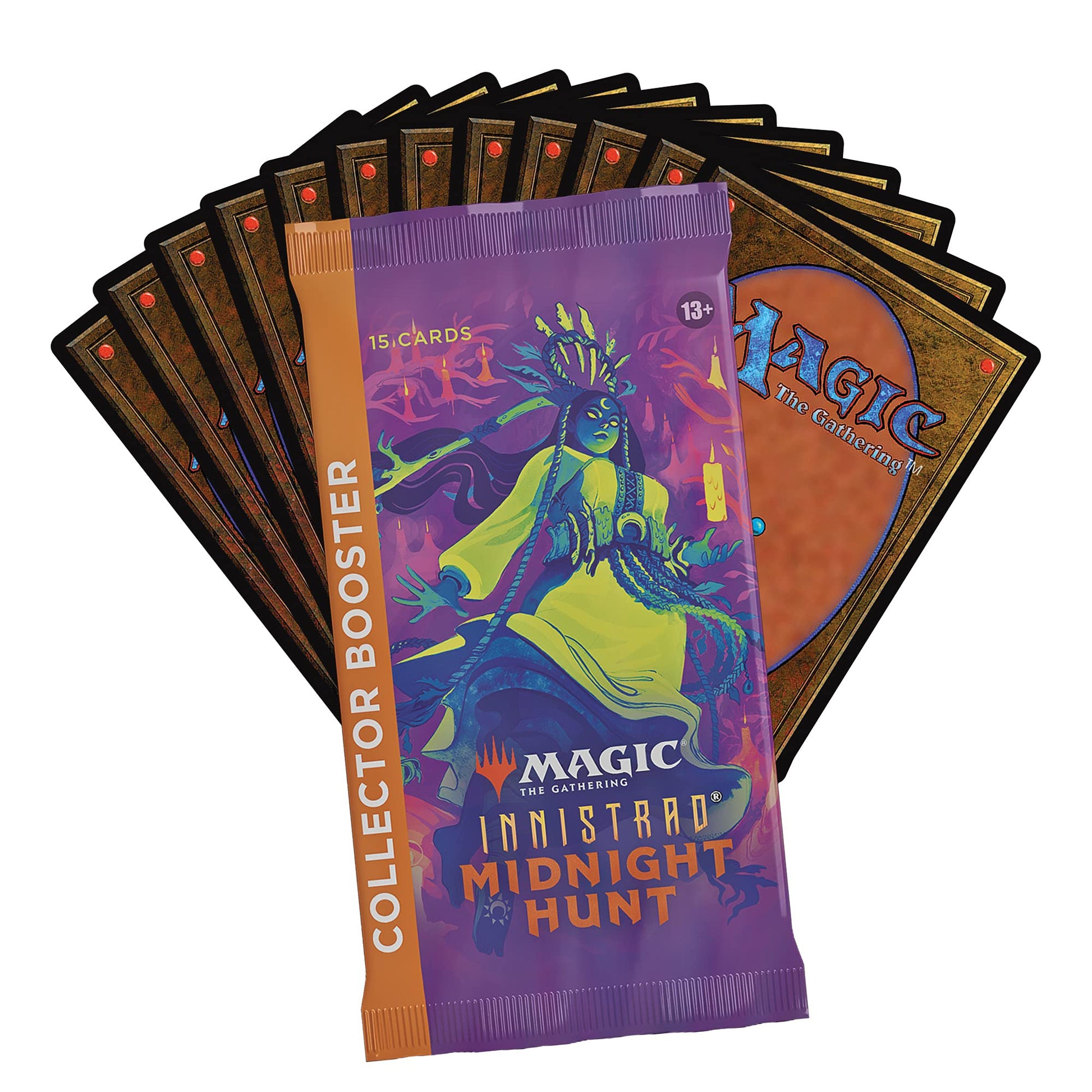 Magic: The Gathering Innistrad: Midnight Hunt Collector Booster Box, 12 Packs - 5