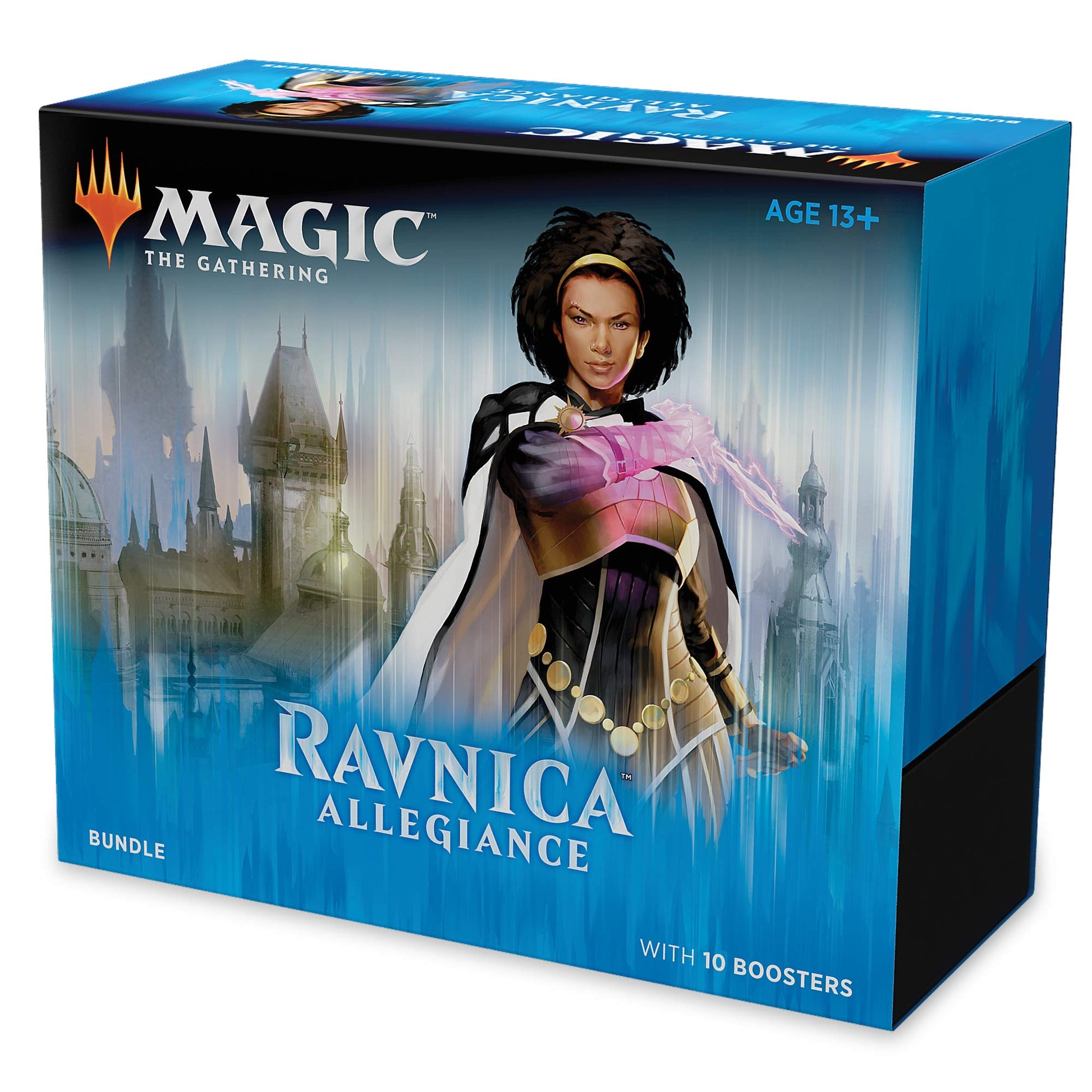 Magic: The Gathering Ravnica Allegiance Bundle | 10 Booster Packs + Land Cards (230 Cards) | Accessories