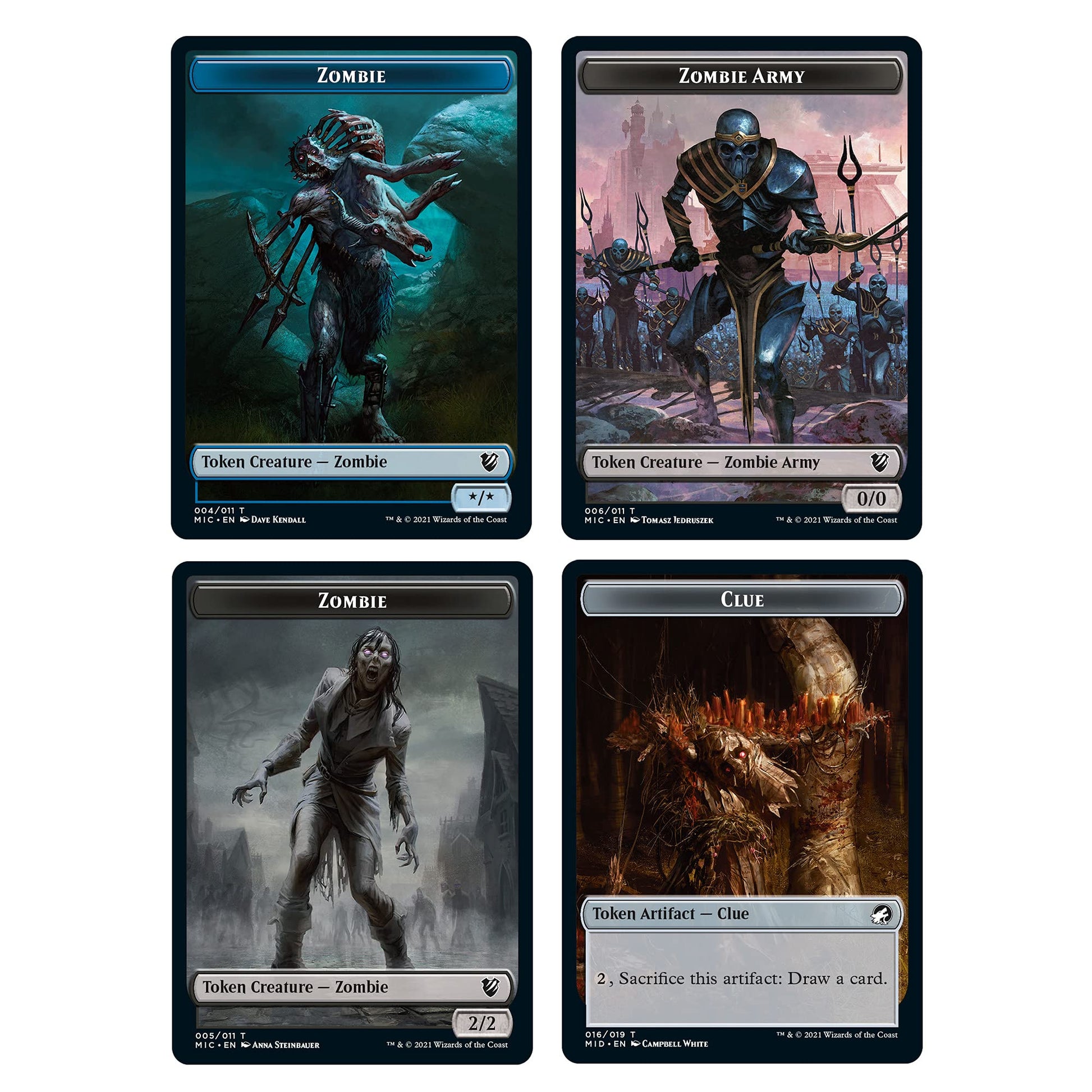Magic: The Gathering Innistrad: Midnight Hunt Commander Deck – Undead Unleashed (Blue-Black) - 6