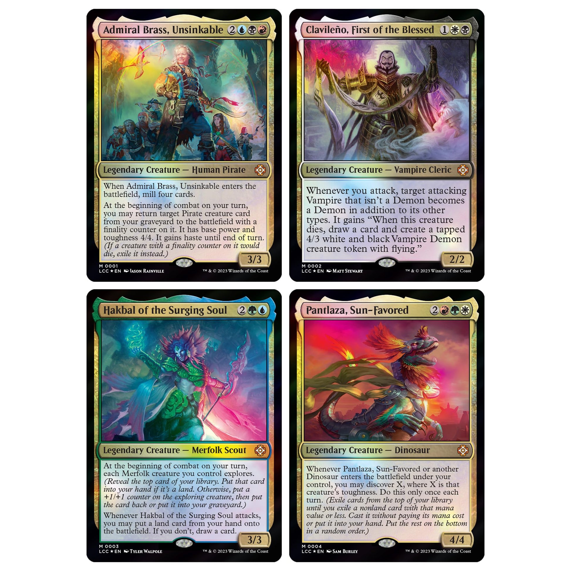 Magic: The Gathering The Lost Caverns of Ixalan Commander Deck Bundle – Includes All 4 Decks (Ahoy Mateys, Blood Rites, Explorers of The Deep, Veloci-ramp-tor) - 3