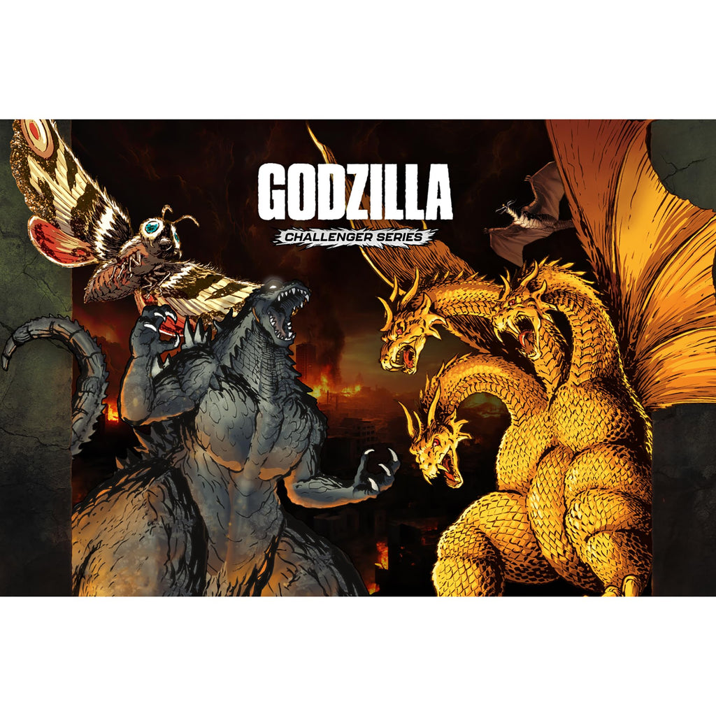 UniVersus Godzilla Challenger Series - Mechagodzilla - Bionic Menace Playmat - 24x14 Neoprene Mat, Tabletop Card Game Accessory, UVS Games, Licensed - 2