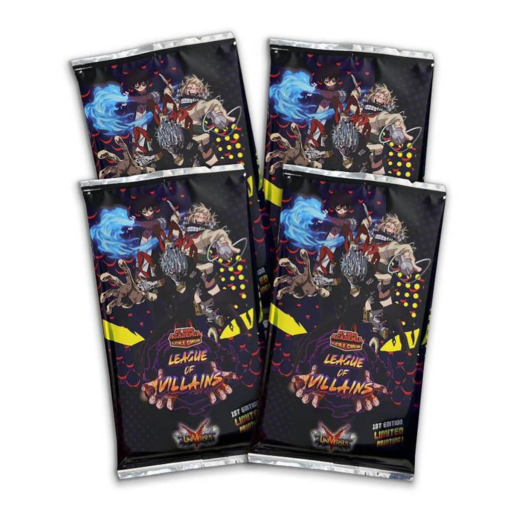 My Hero Academia Collectible Card Game Series 4 Unlimited League of Villains 24 Pack Booster Box|10 cards per pack| TCG for Adults | Ages 14+ | 2 Players | Avg. Playtime 20-30 Min | Made by Jasco Game - 4