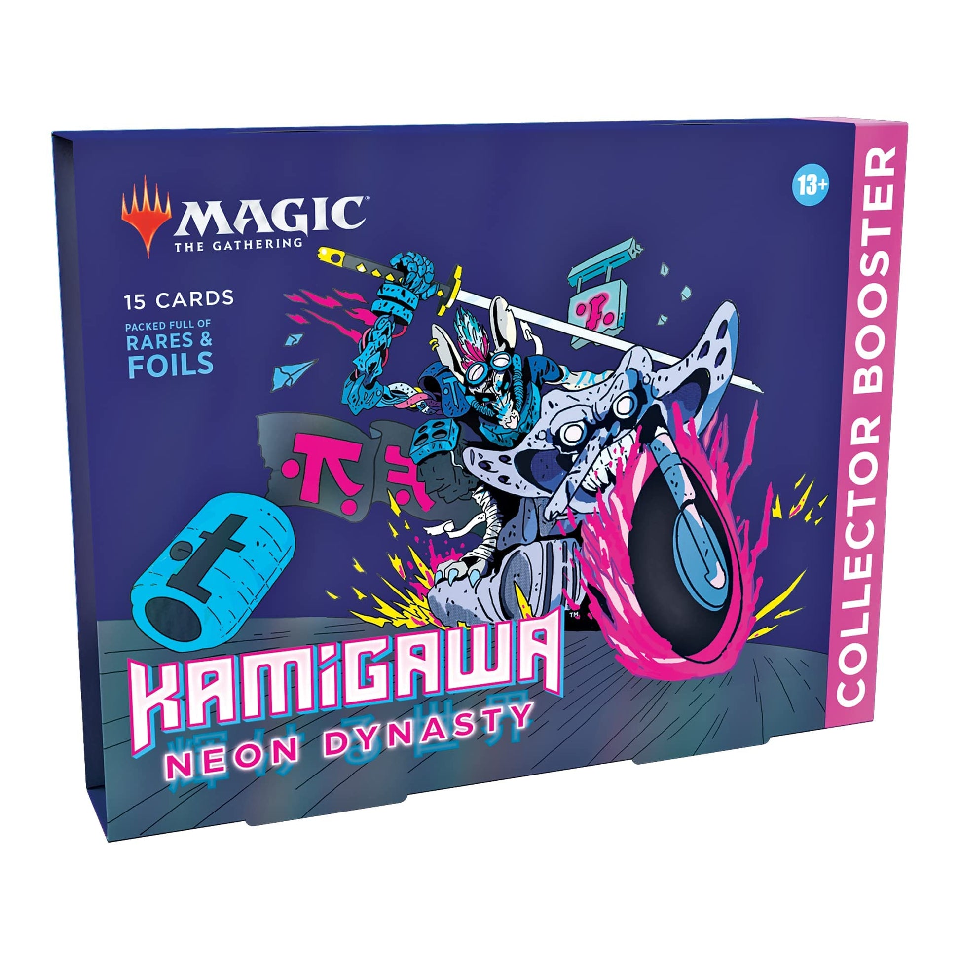 Magic: The Gathering Kamigawa: Neon Dynasty Collector Booster | 15 Magic Cards