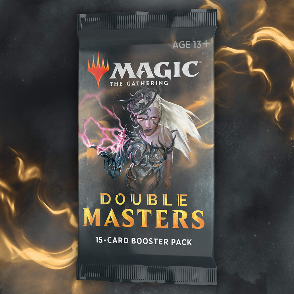 Magic: The Gathering Double Masters 2020 Draft Booster Pack | 15 Magic Cards | 2 Rares | 2 Foils - 3
