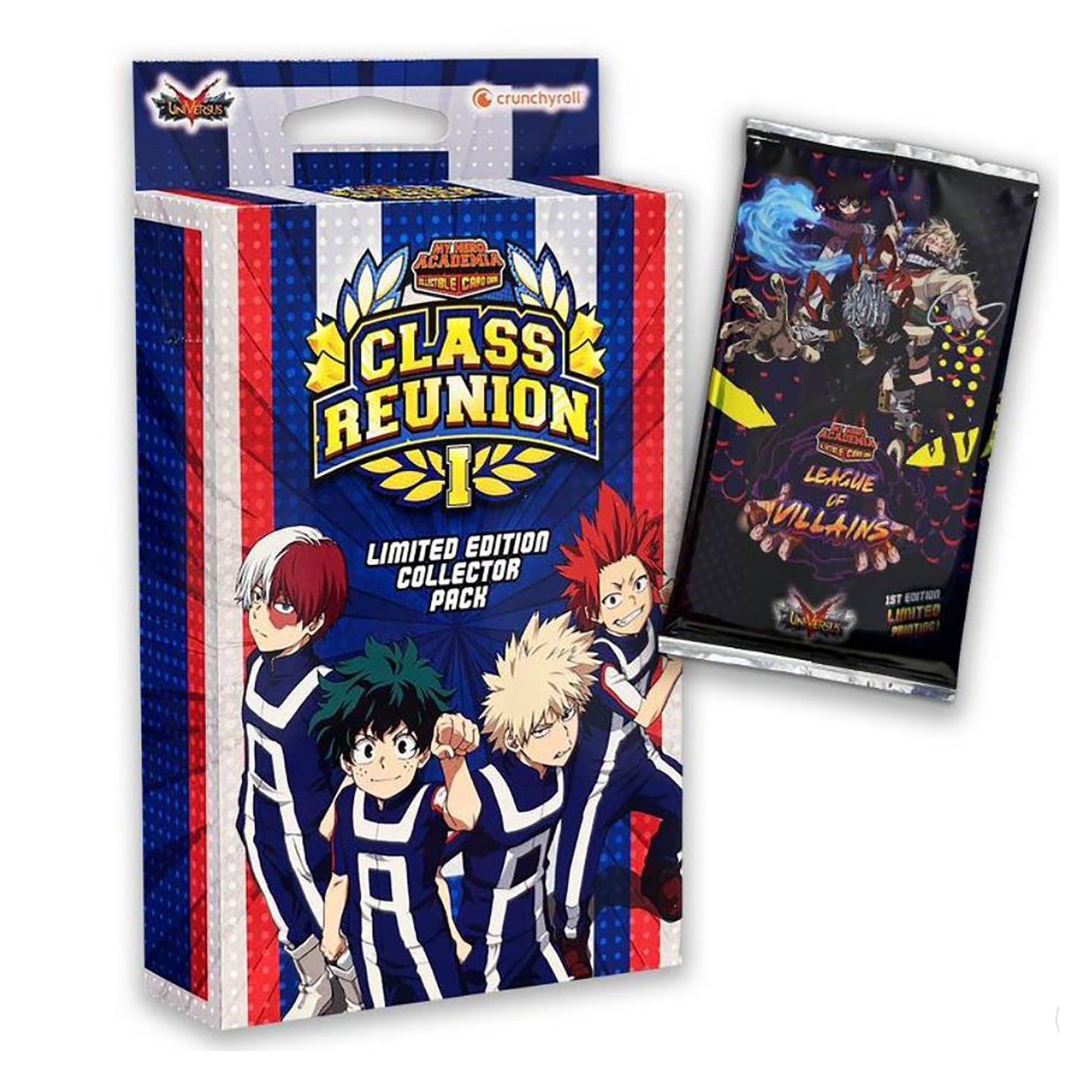 My Hero Academia: Class Reunion Collector Pack - Limited Edition Pack for Collectible Card Game, Card Packs & Foil Cards - 2