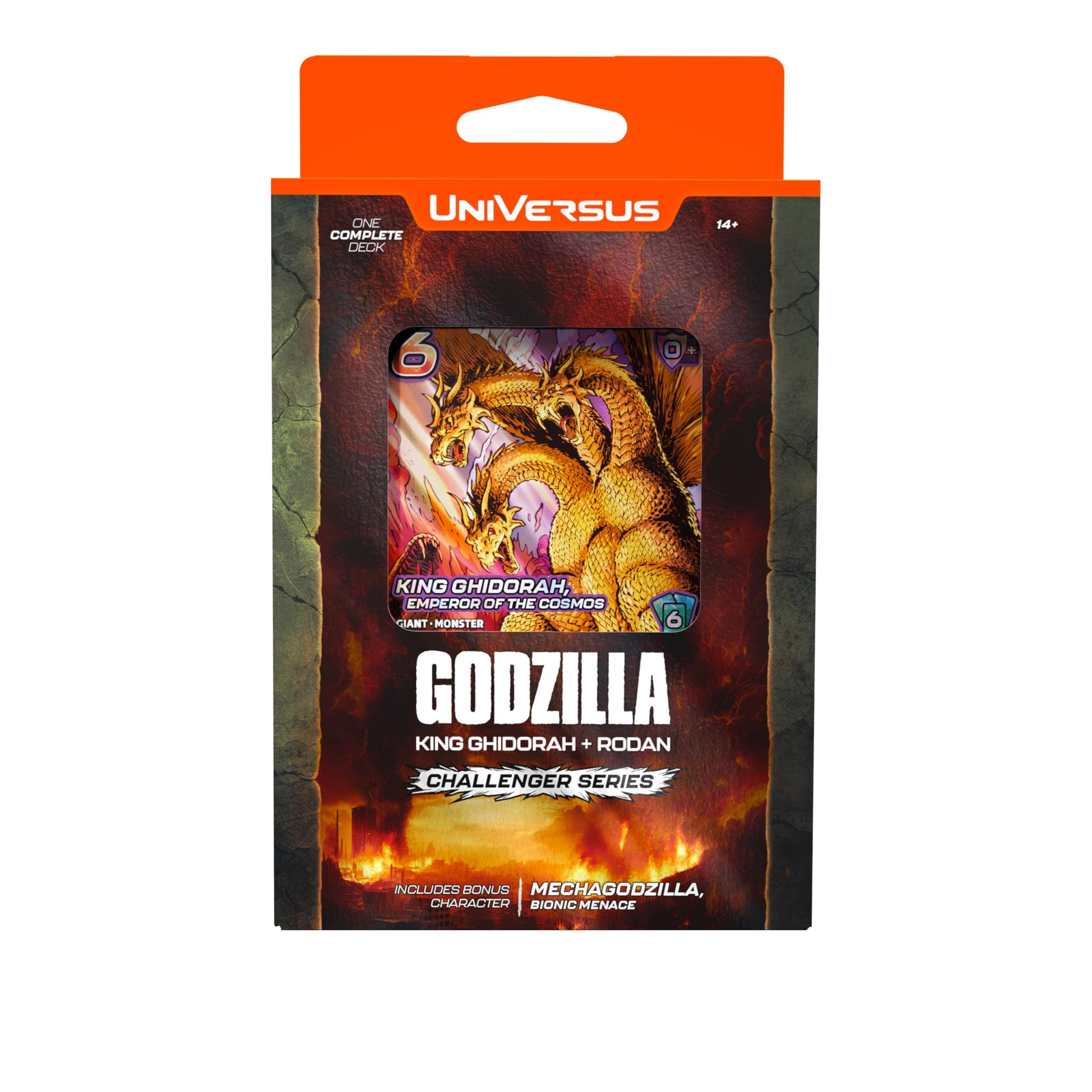 UniVersus Godzilla Challenger Series - King Ghidorah & Rodan Deck - 2 Character Decks, Ready to Play, Licensed, UVS Games - 5