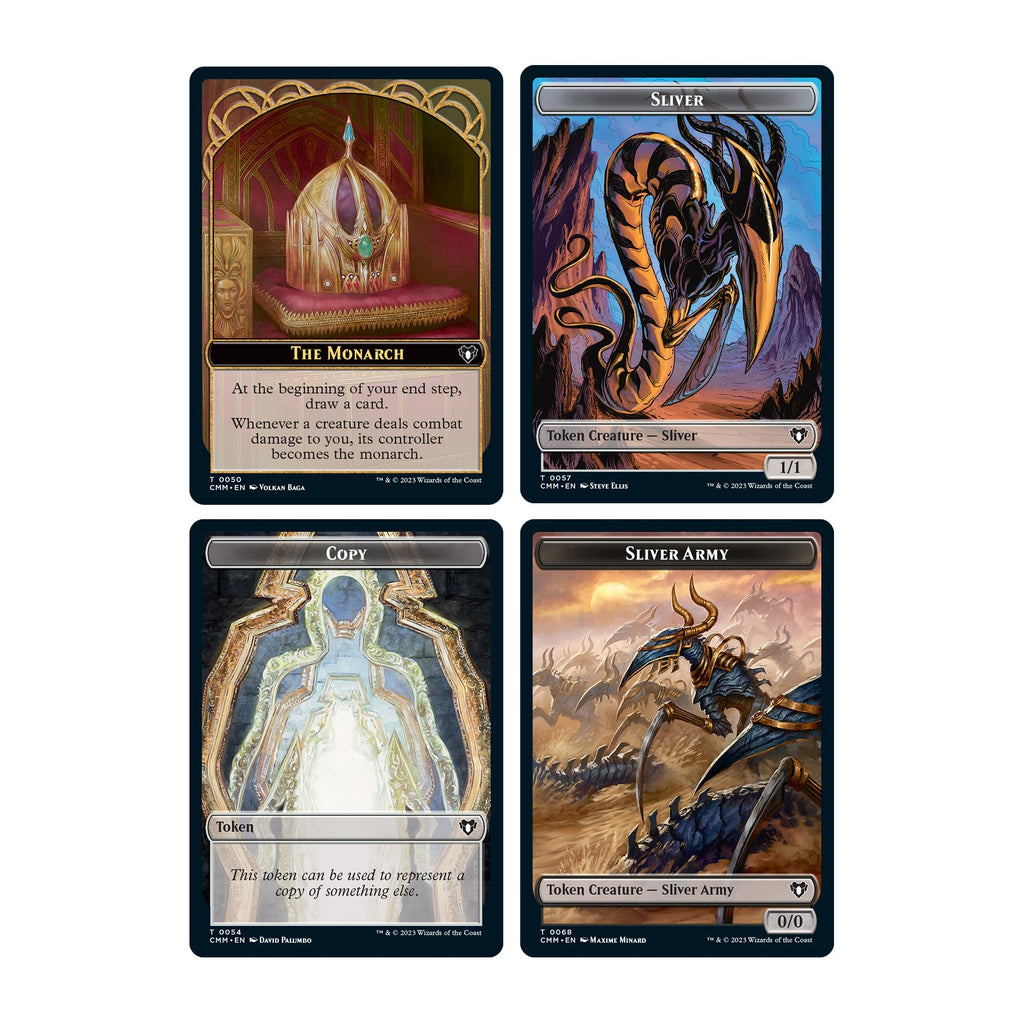 Magic: The Gathering Commander Masters Commander Deck - Sliver Swarm (100-Card Deck, 2-Card Collector Booster Sample Pack + Accessories) - 3