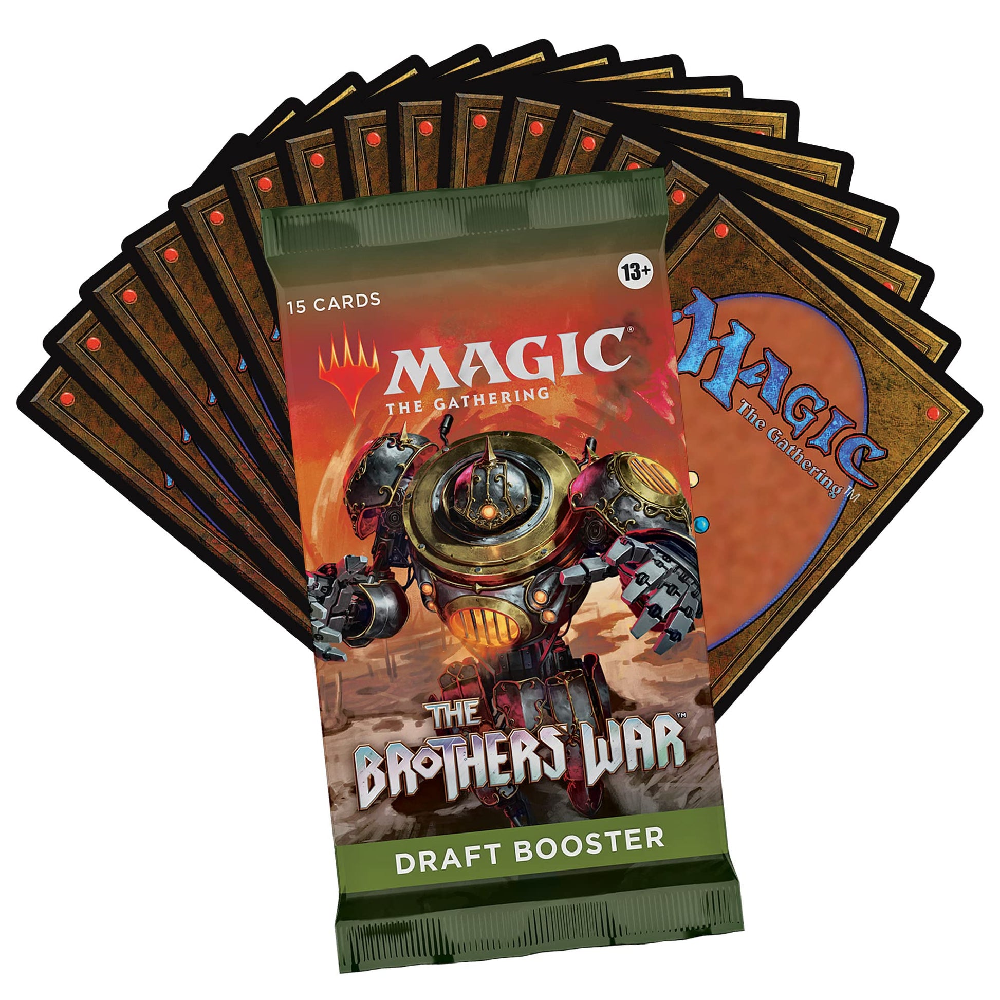 Magic: The Gathering The Brothers’ War Draft Booster Box | 36 Packs (540 Magic Cards) - 5