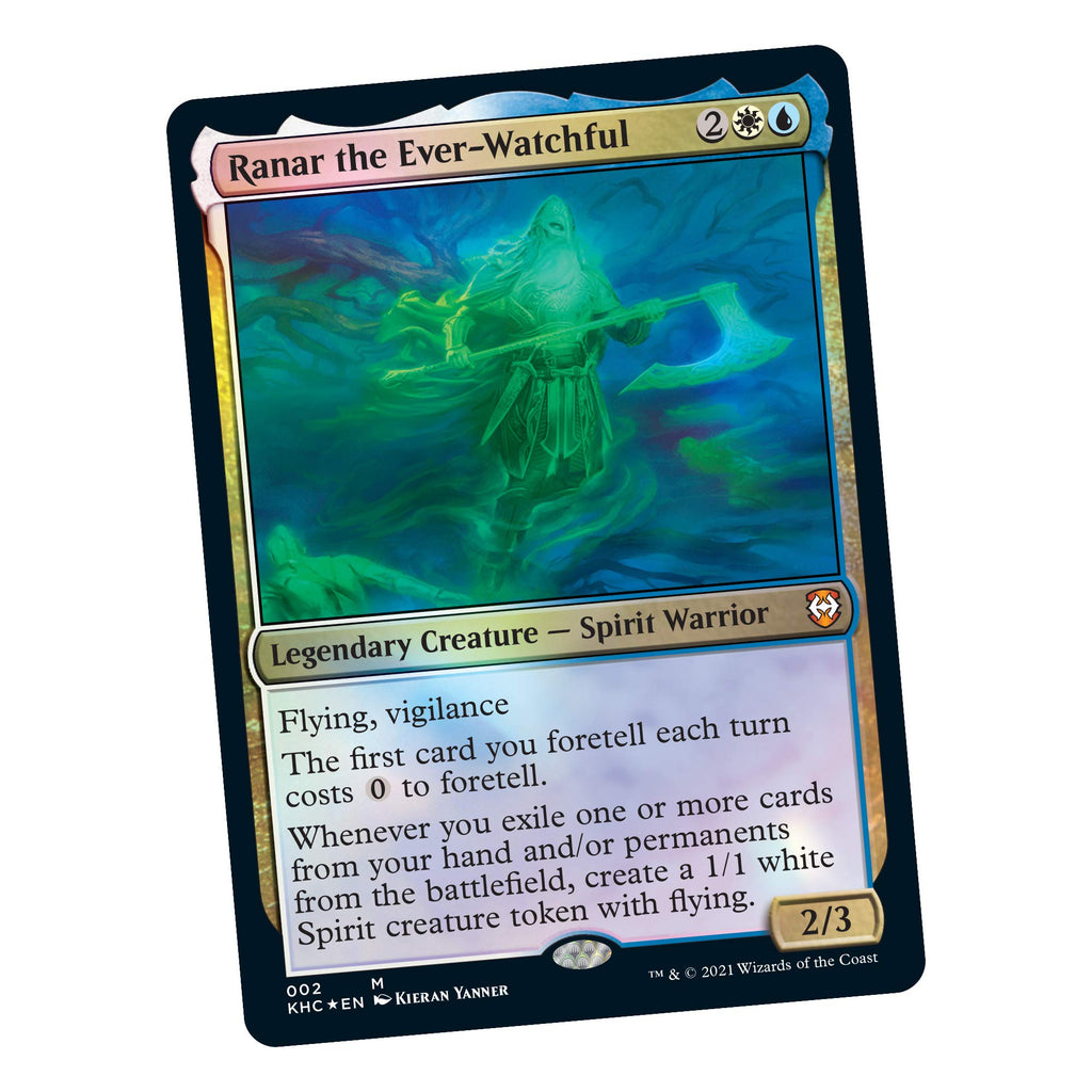 Magic The Gathering Kaldheim Commander Deck – Phantom Premonition | 100 Card Ready-to-Play Deck | Blue-White - 5