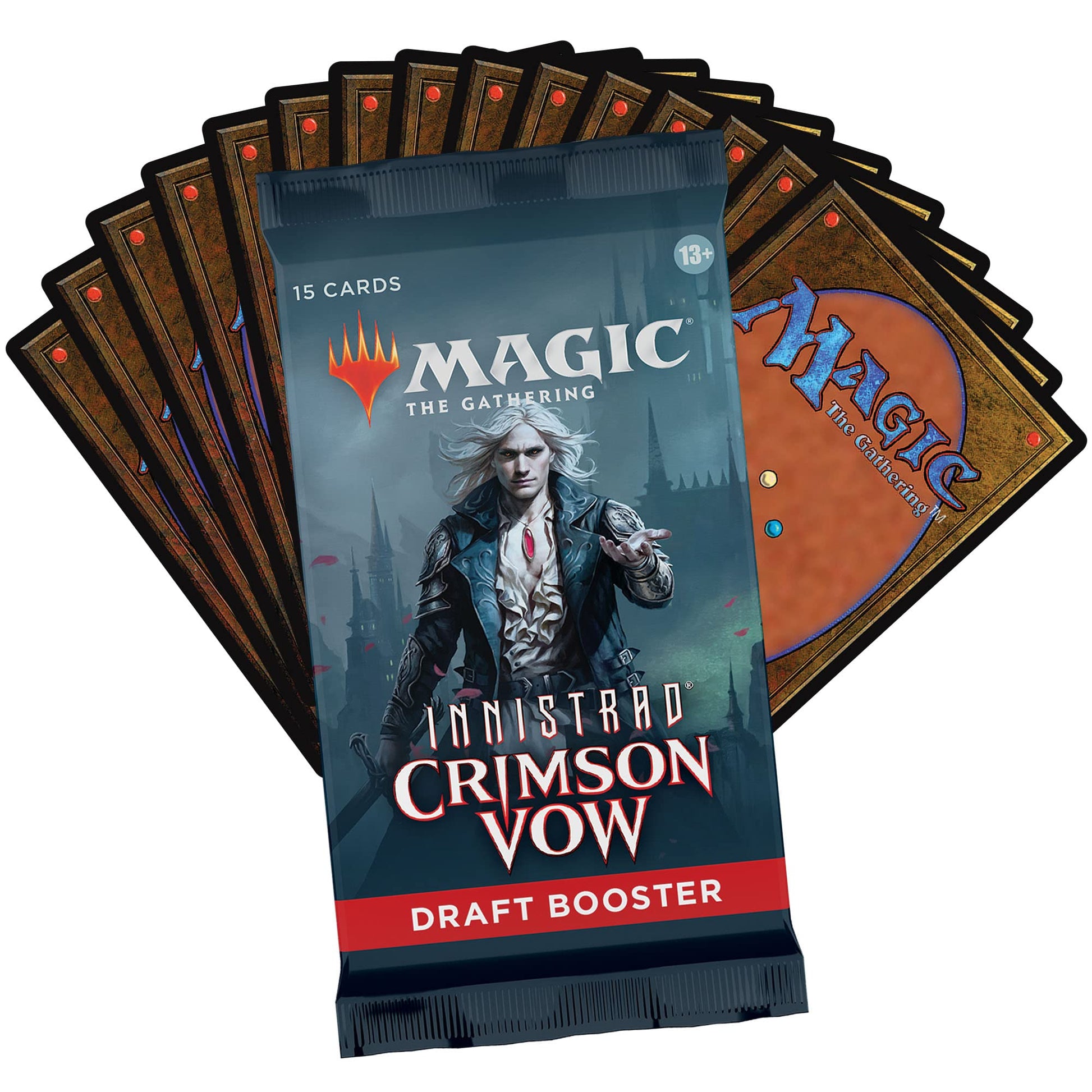 Magic: The Gathering Innistrad: Crimson Vow Draft Booster Box | 36 Packs + Dracula Box Topper (541 Magic Cards) - 5