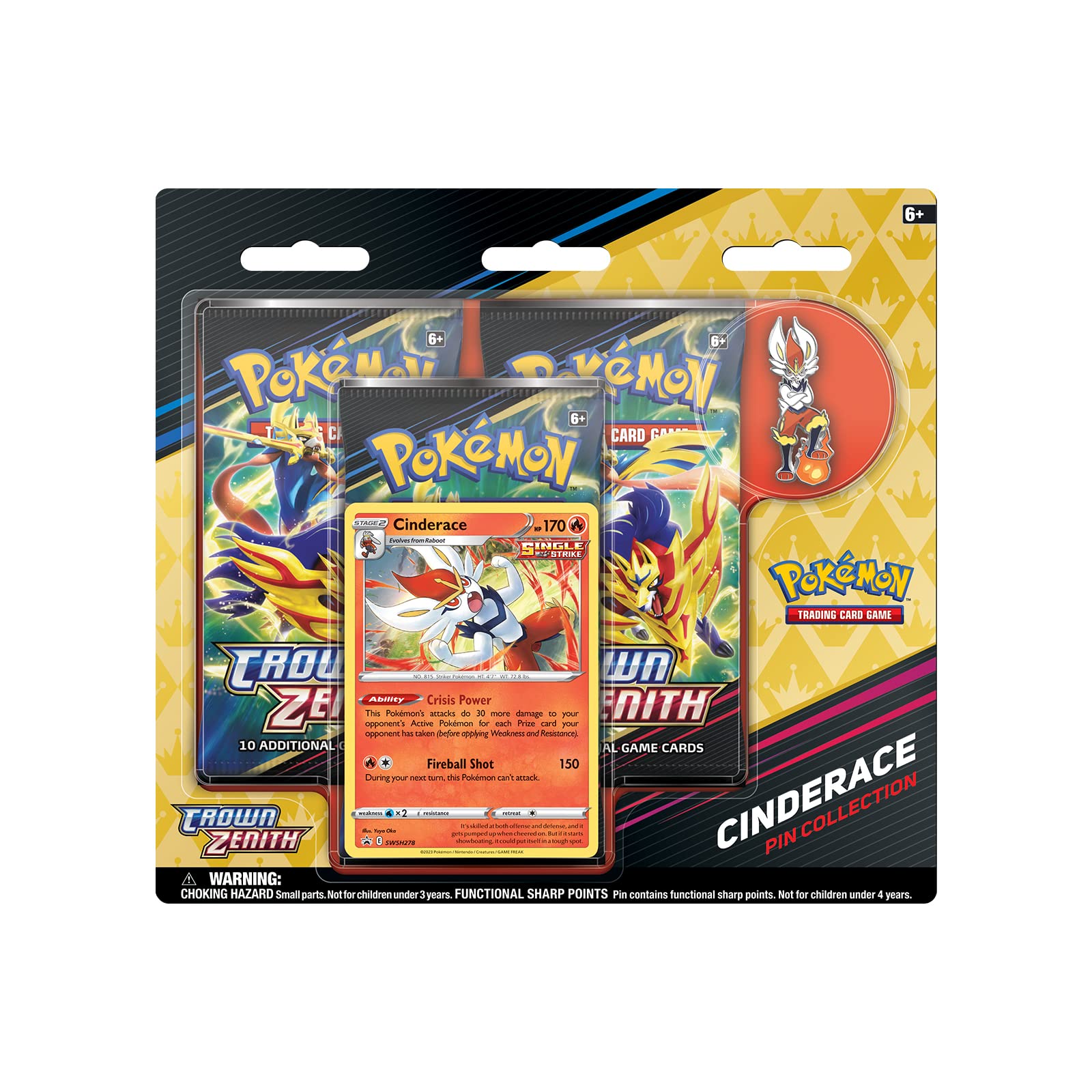Pokemon TCG: Crown Zenith Pin Collection (One at Random) - 2