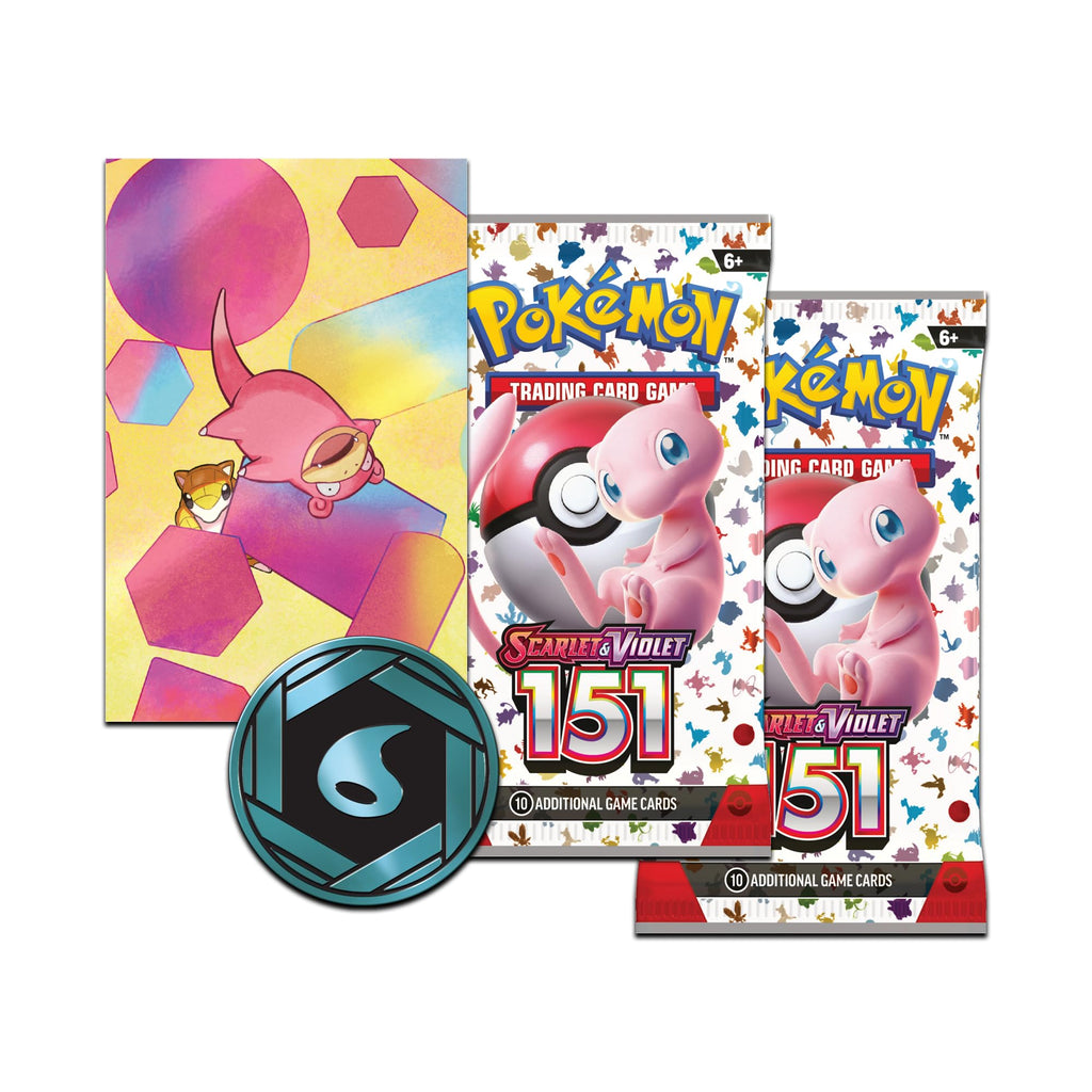 Pokémon TCG: Scarlet & Violet—151 Mini Tin – Slowpoke (2 Booster Packs, 1 Coin & 1 Art Card) - 4