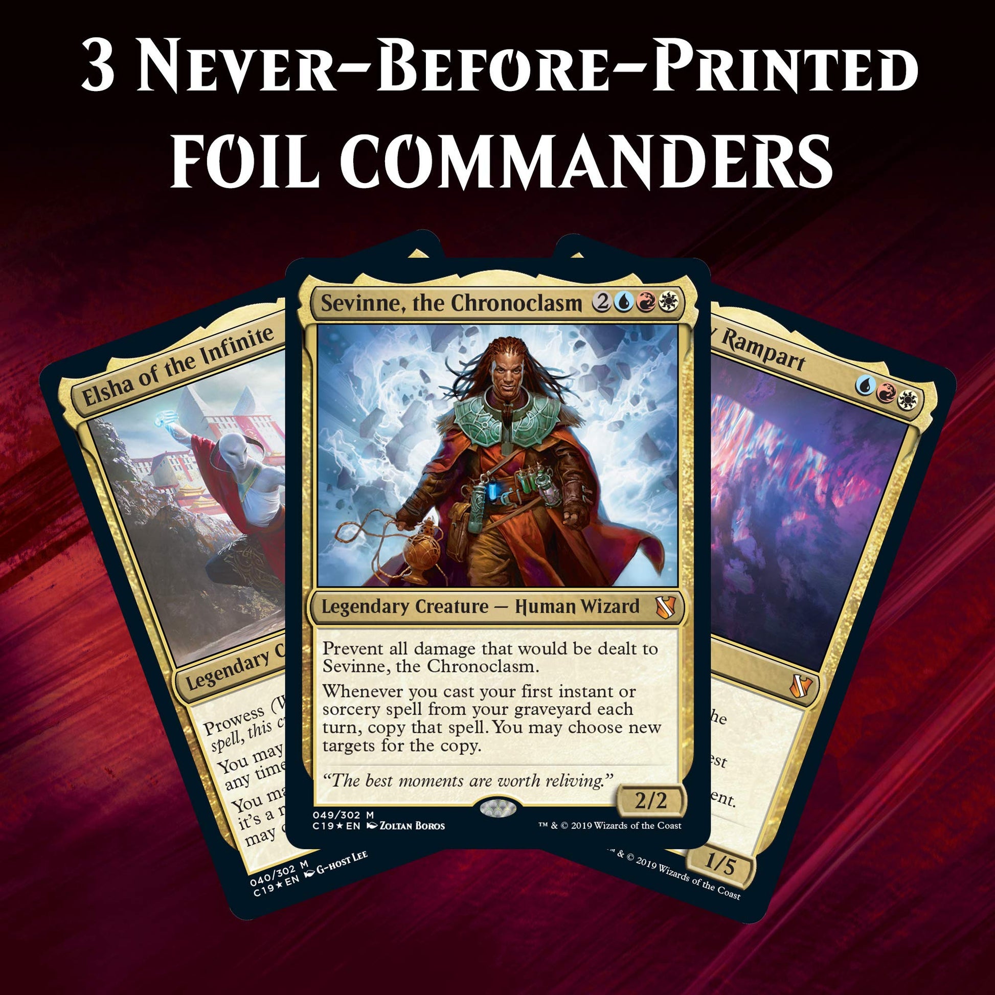 Magic: The Gathering Commander 2019 Mystic Intellect Deck | 100-Card Ready-to-Play Deck | 3 Foil Commanders | Factory Sealed - 4