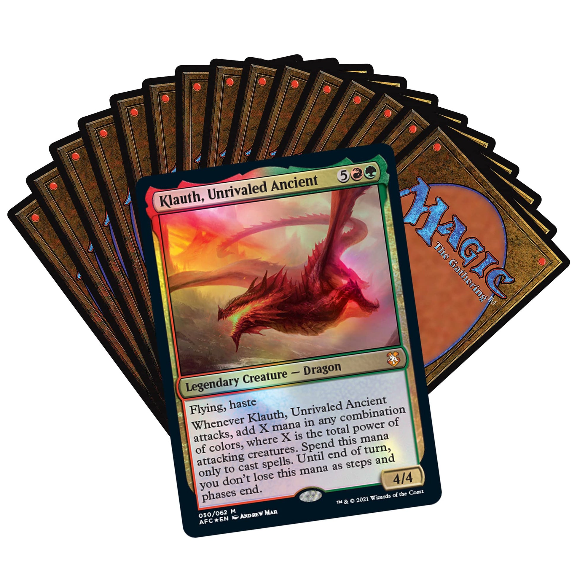 Magic: The Gathering Adventures in the Forgotten Realms Commander Deck – Draconic Rage (Red-Green) - 5