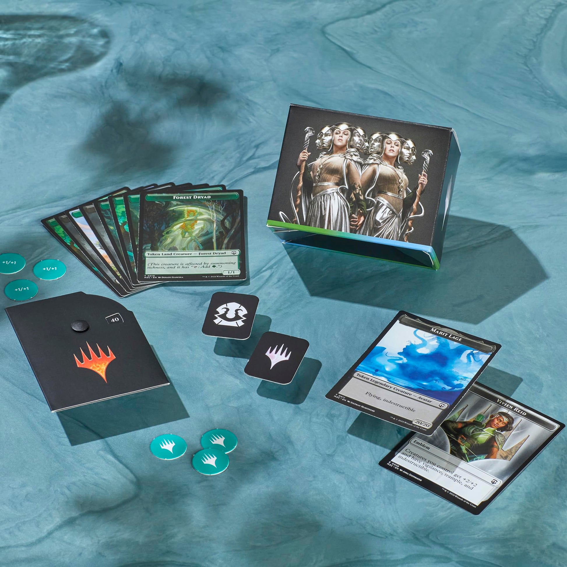 Magic: The Gathering Modern Horizons 3 Commander Deck - Tricky Terrain (100-Card Deck, 2-Card Collector Booster Sample Pack + Accessories) - 3