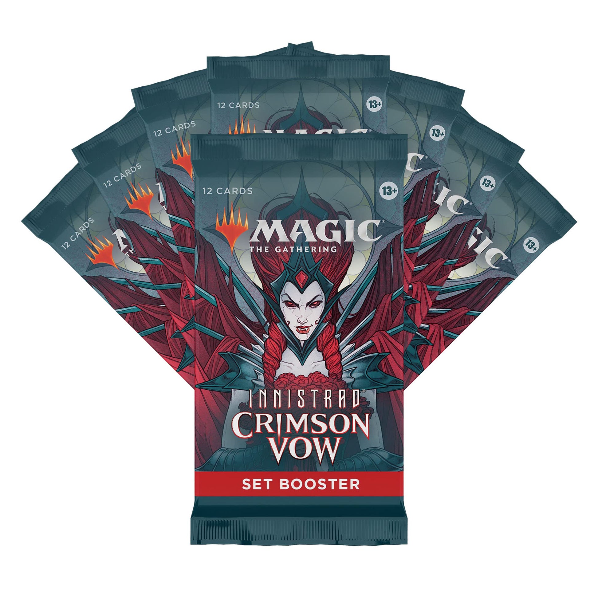 Magic: The Gathering Innistrad: Crimson Vow Bundle | 8 Set Boosters + Accessories - 7