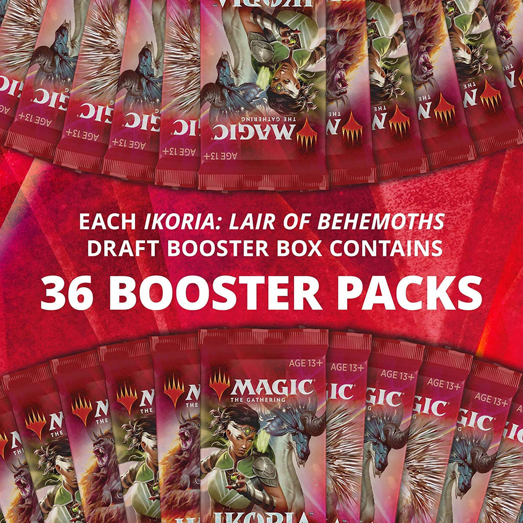 Magic: The Gathering Ikoria: Lair of Behemoths Draft Booster Box | 36 Draft Booster Packs (540 Cards + Box Topper) | Factory Sealed - 5