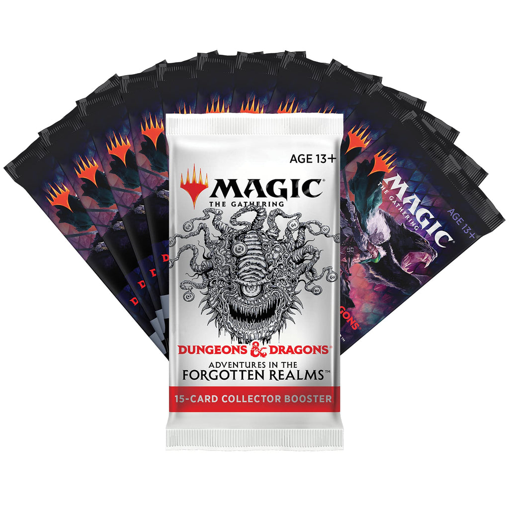 Magic: The Gathering Adventures in The Forgotten Realms Gift Bundle | 10 Draft Boosters | 1 Collector Booster | Accessories - 9