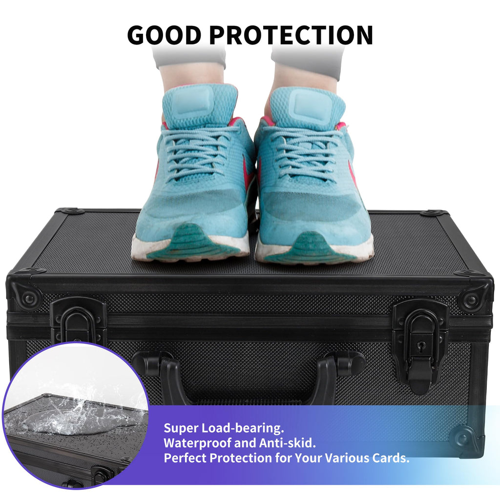 HZGXQN Toploader Storage Box for 3" x 4" 35pt Rigid Card, Top Loader Card Storage Hard Case, Sports Card Storage Boxes for Trading Cards, Top Loaders Holder (Holds 600+ Toploaders) - 2