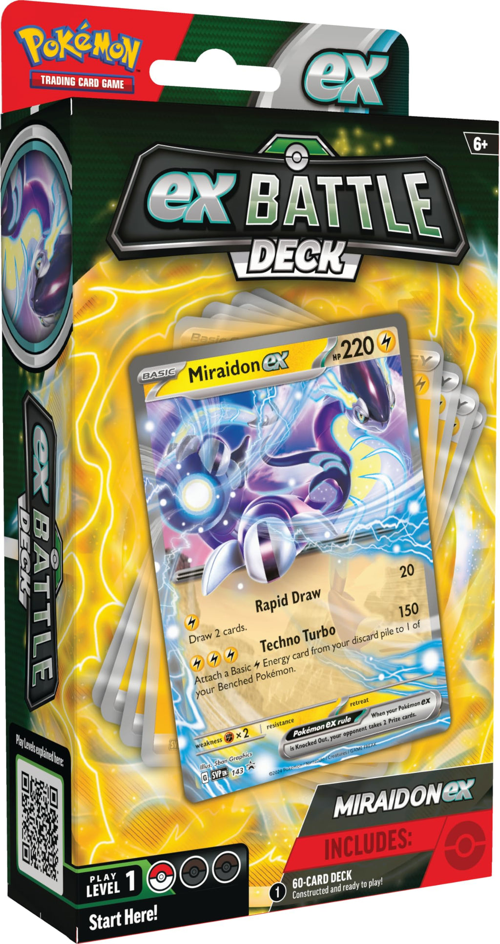 Pokemon TCG: Miraidon ex Battle Deck (Ready-to-Play 60-Card Deck)