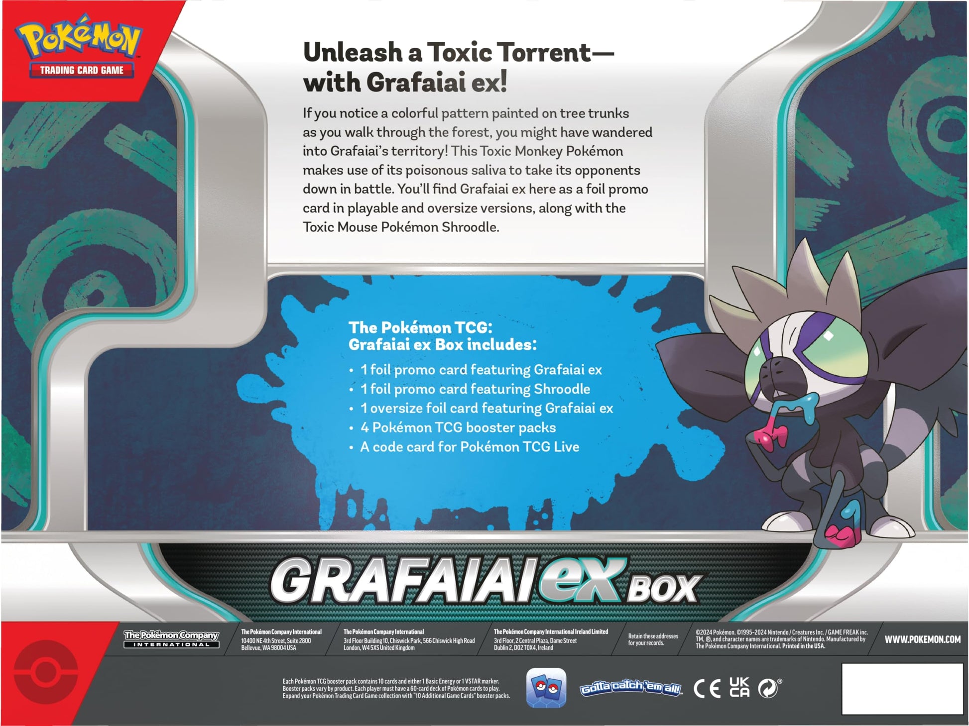 Pokémon TCG: Grafaiai ex Box - 3