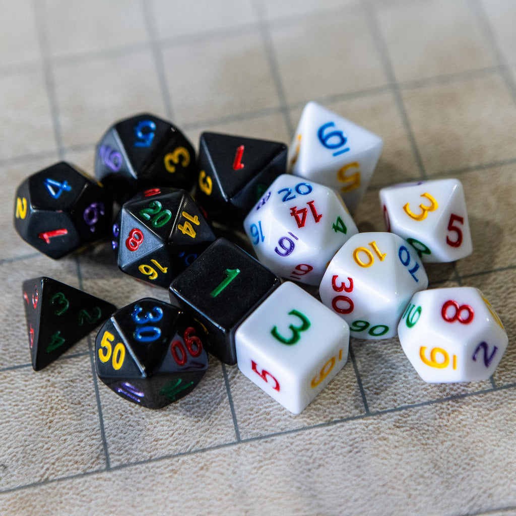 1985 Games Mystery Dice, DND Dice Set of 7 Polyhedral Dice, Wide Range of Patterns, Gaming Dice, Suitable for Role Playing, Table Games (Mystery Pack of 1) - 3