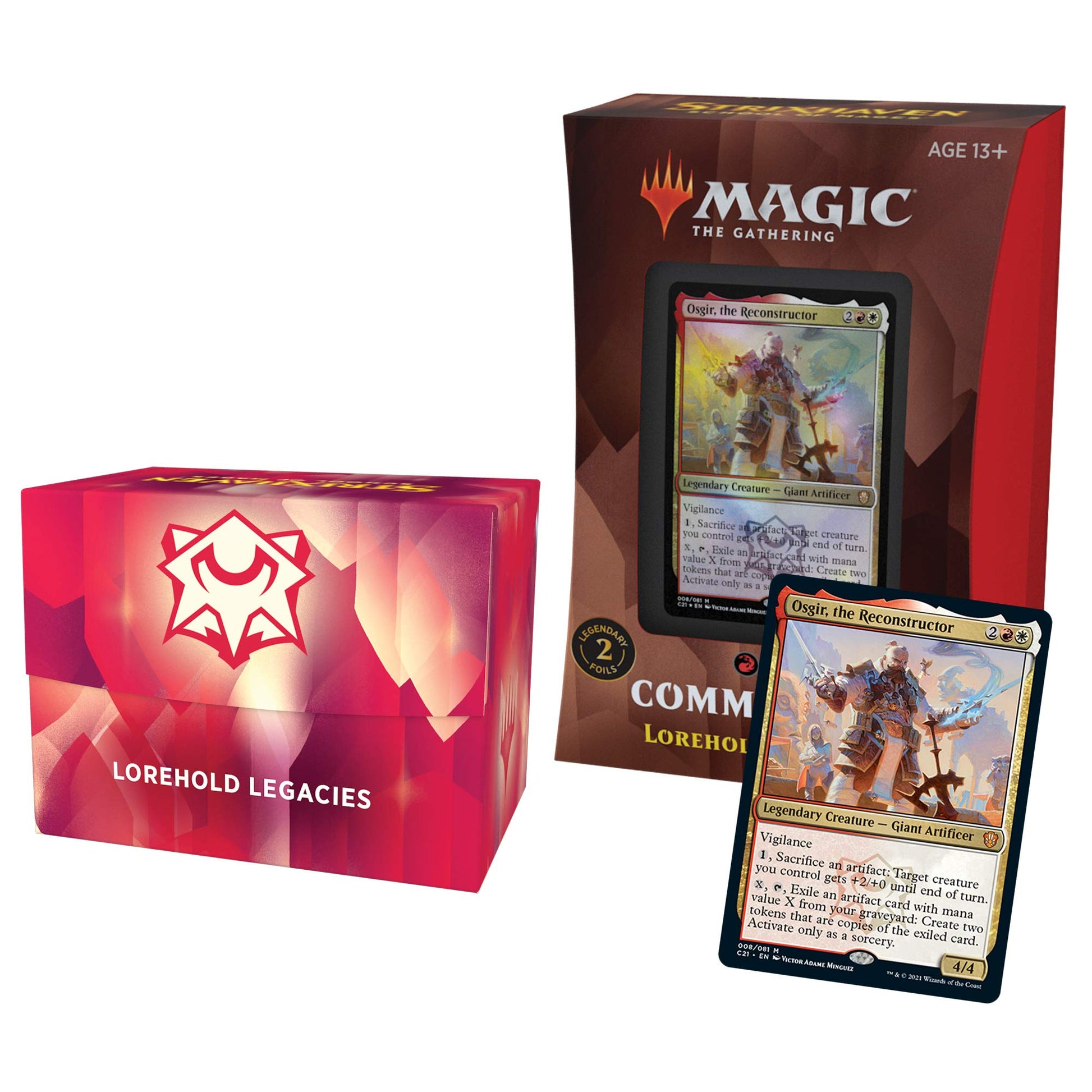 Magic: The Gathering Strixhaven Commander Deck Bundle – Includes 1 Silverquill Statement + 1 Prismari Performance + 1 Witherbloom Witchcraft + 1 Lorehold Legacies + 1 Quantum Quandrix - 5