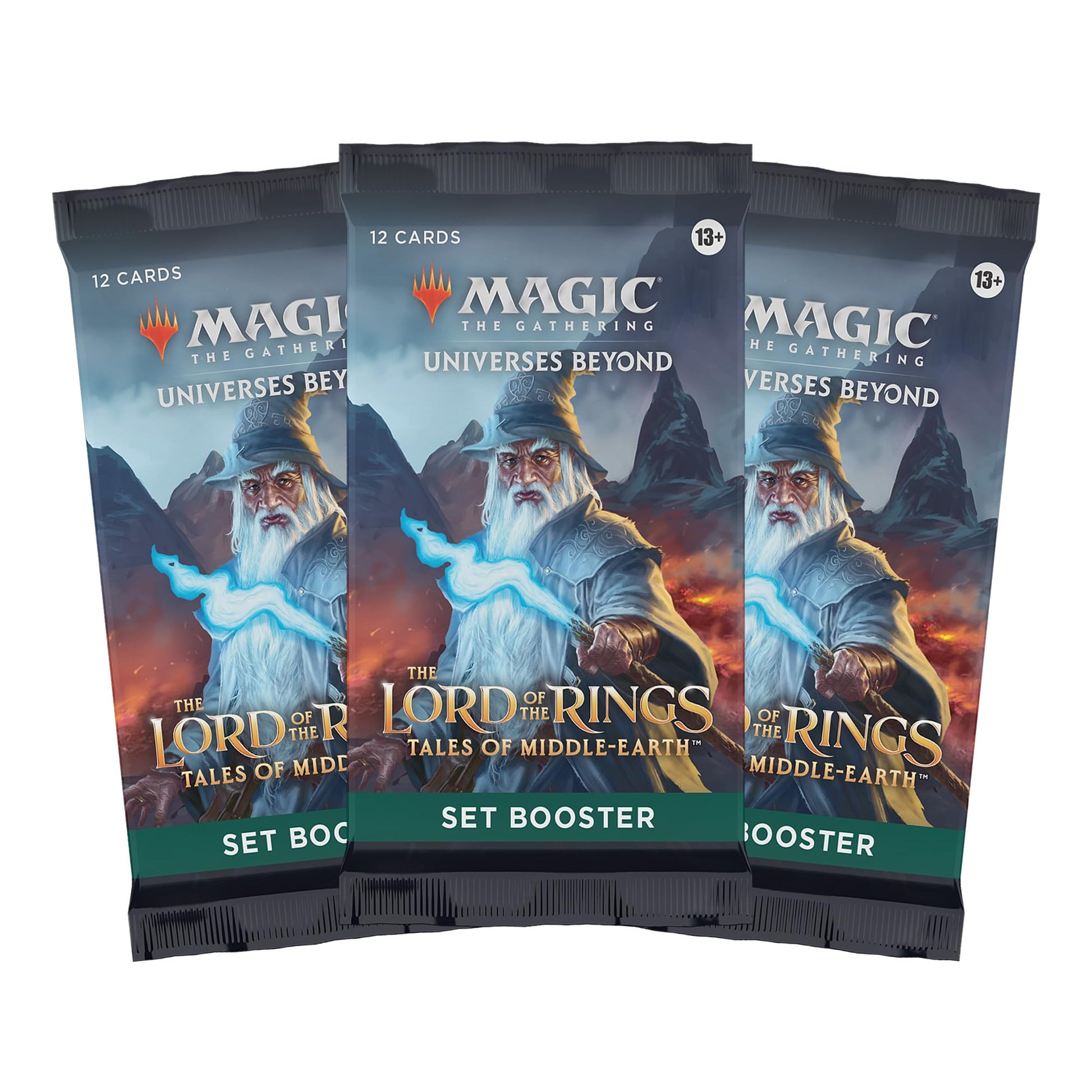 Magic: The Gathering The Lord of The Rings: Tales of Middle-Earth Scene Box - Gandalf in Pelennor Fields (6 Scene Cards, 6 Art Cards, 3 Set Boosters + Display Easel) - 4